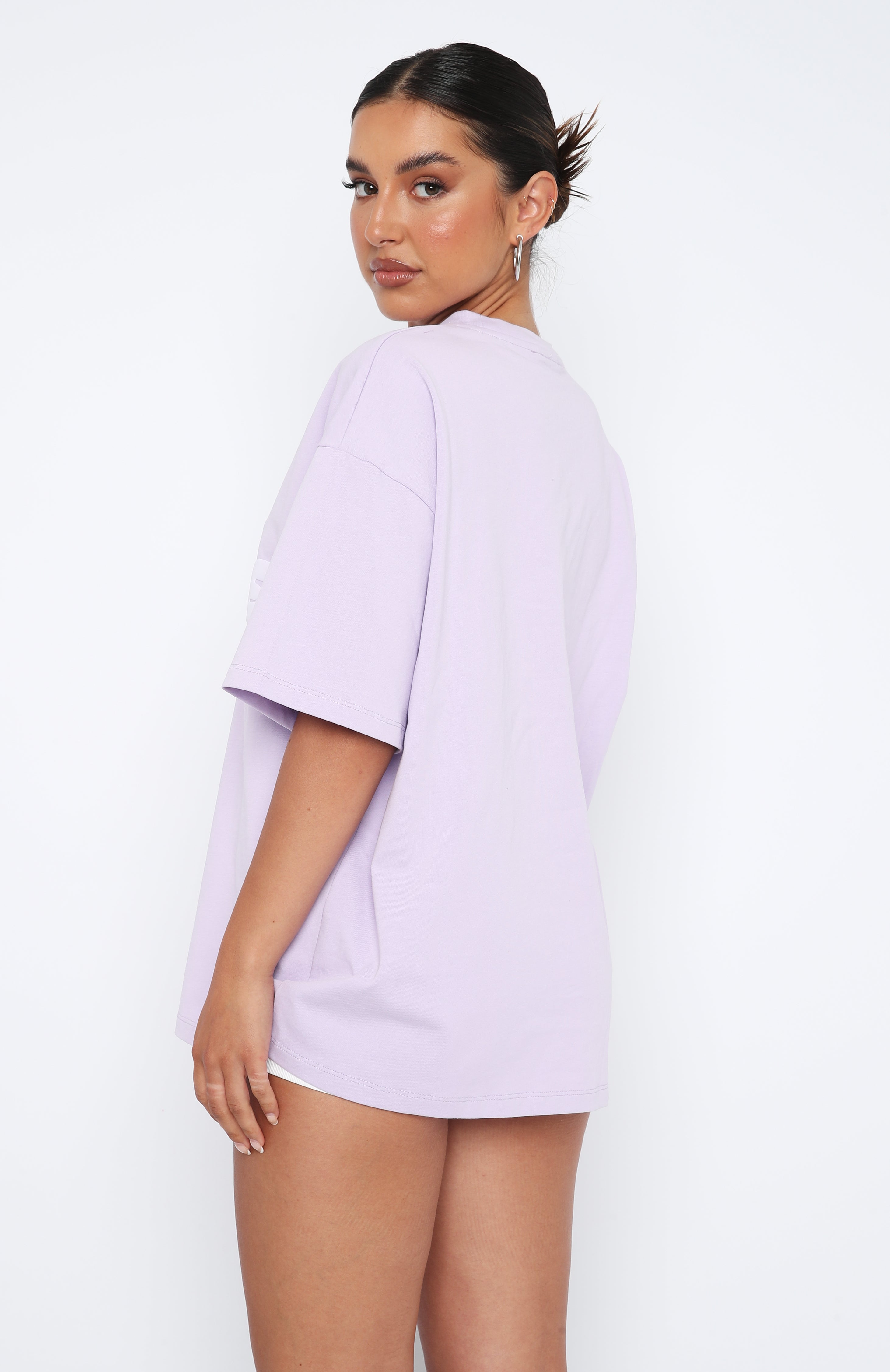 Leisure Series Oversized Tee Lavender - Image 3
