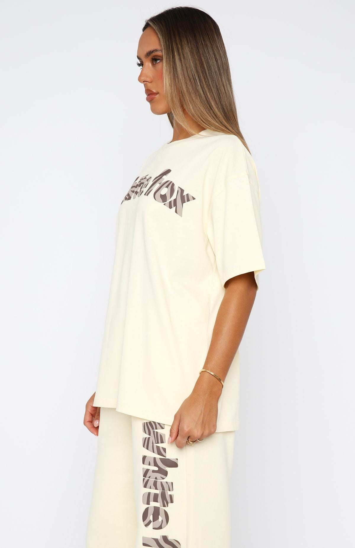 From The Archives Maya Oversized Tee Lemon - Image 3