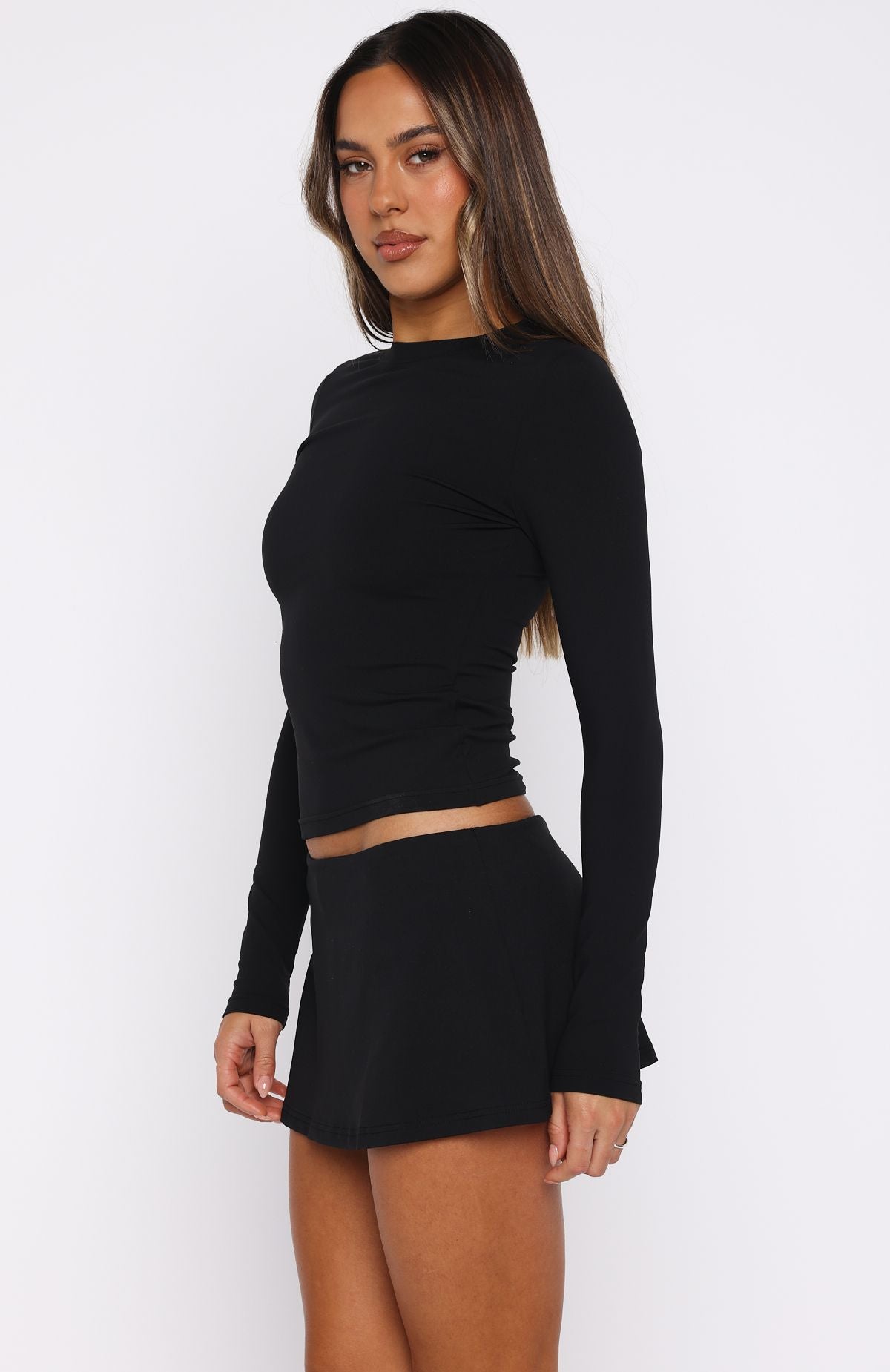 Lose You Long Sleeve Top Black - Image 3
