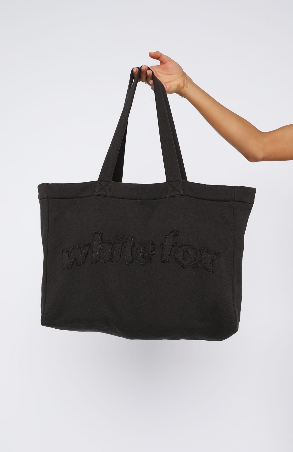 From The Archives Lexi Tote Bag Charcoal - Image 2