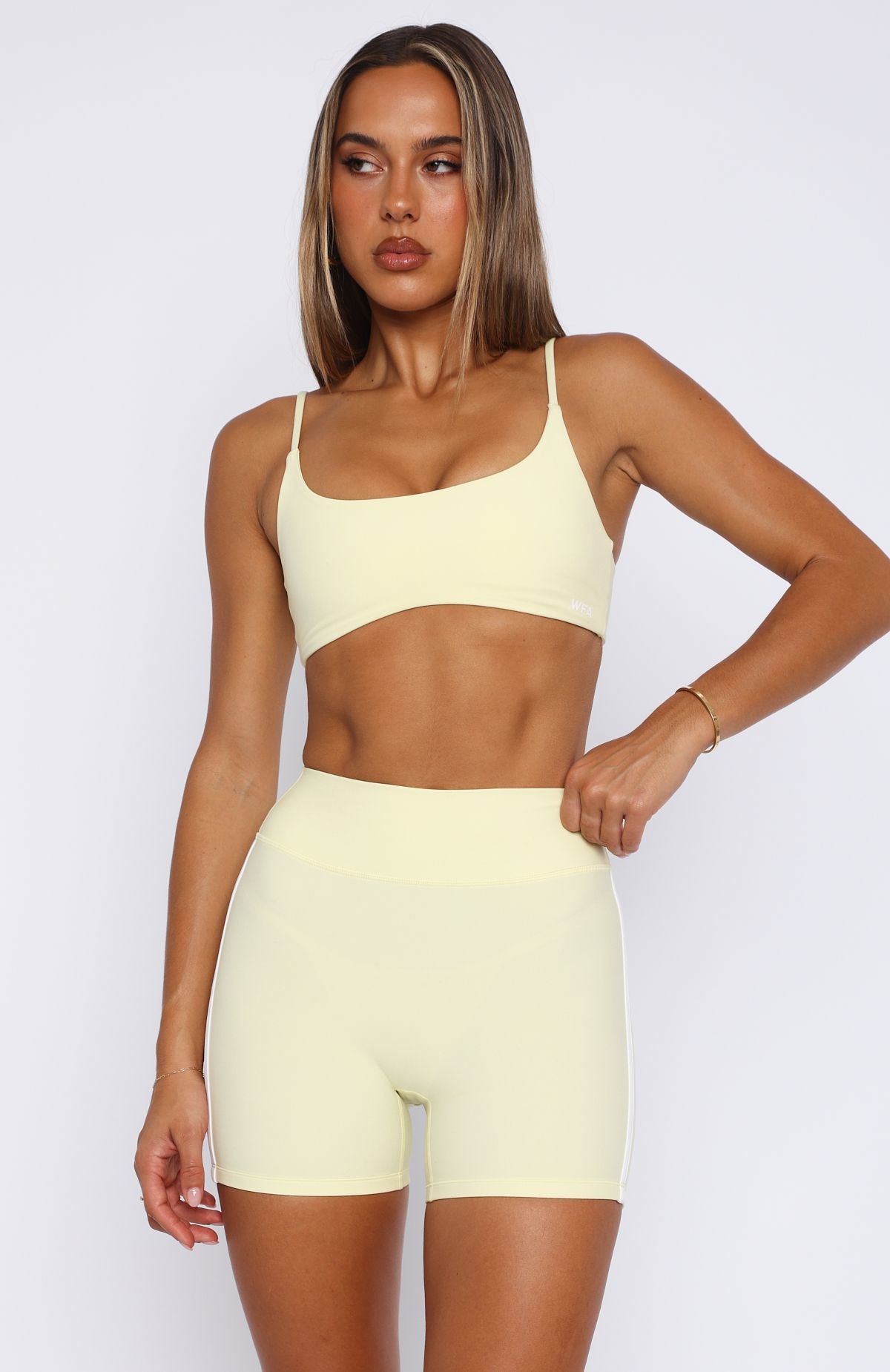 Motivate You Sports Bra Lemon - Image 2