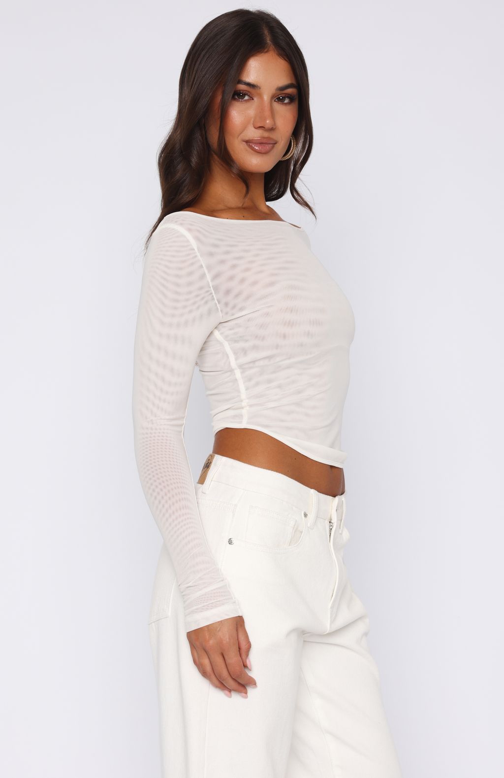 Hypnotising Thoughts Top Ivory - Image 3