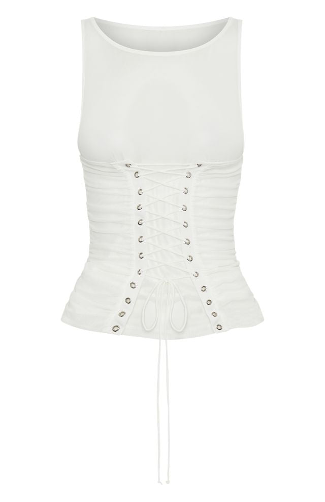 Midnight Drive Top Off White - Image 5