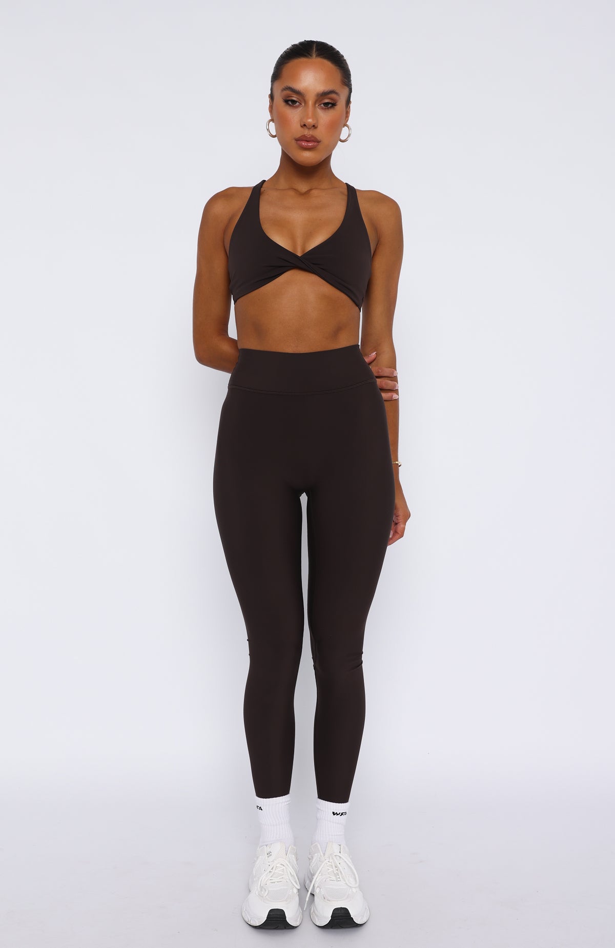 Go Getter High Waisted Leggings Espresso - Image 2