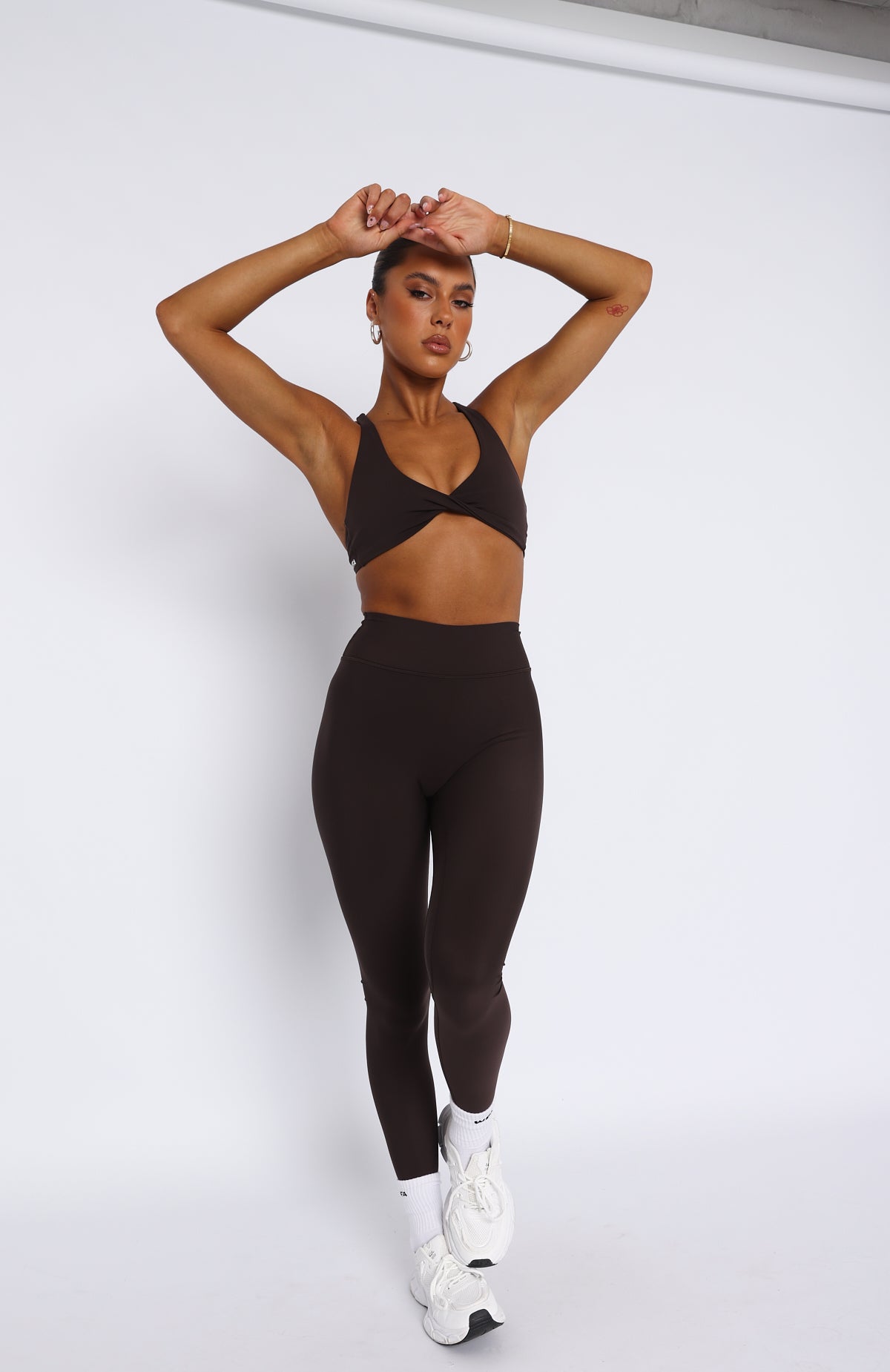 Go Getter High Waisted Leggings Espresso - Image 6