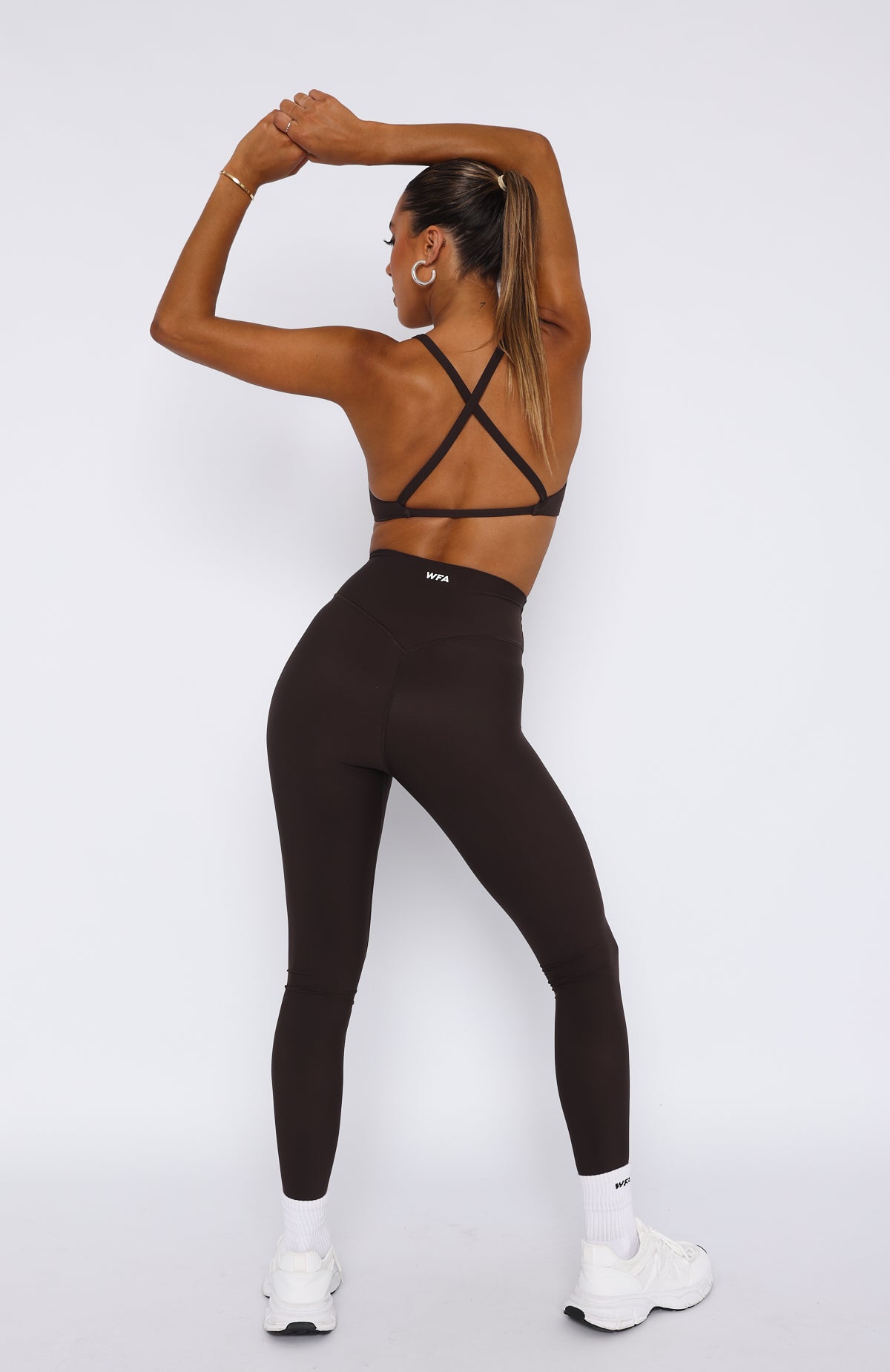 Go Getter High Waisted Leggings Espresso - Image 4