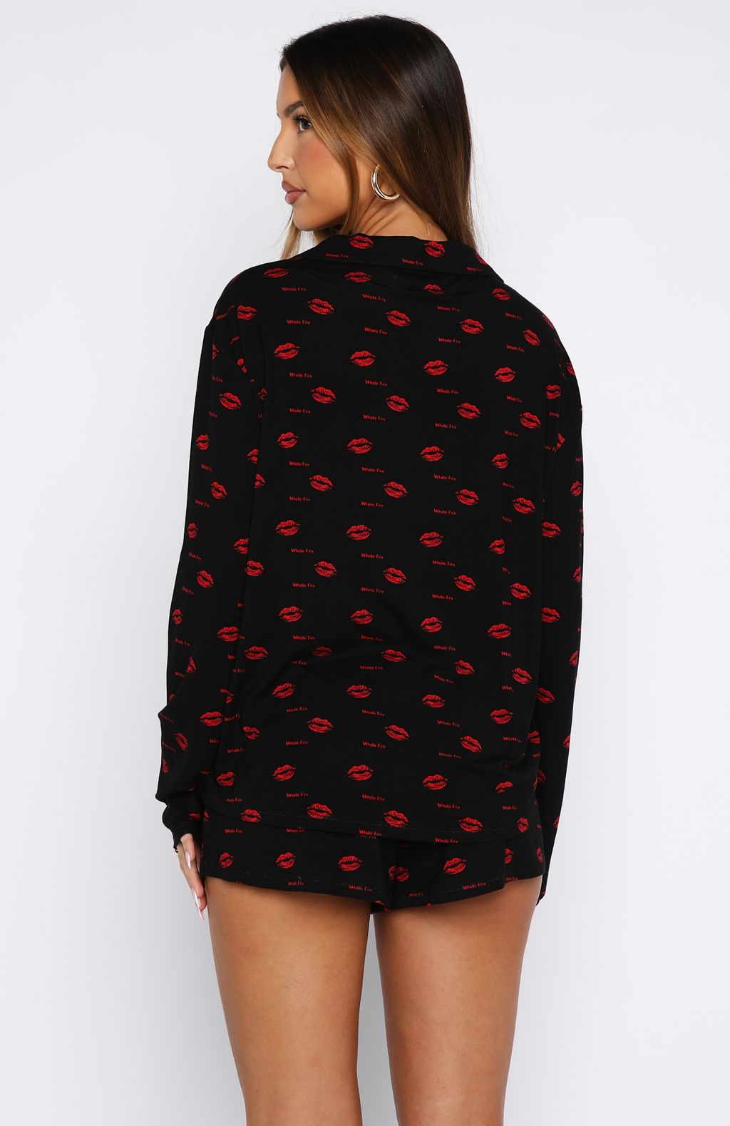 Dreamscape Long Sleeve Pyjama Set Cherry Kisses - Image 4