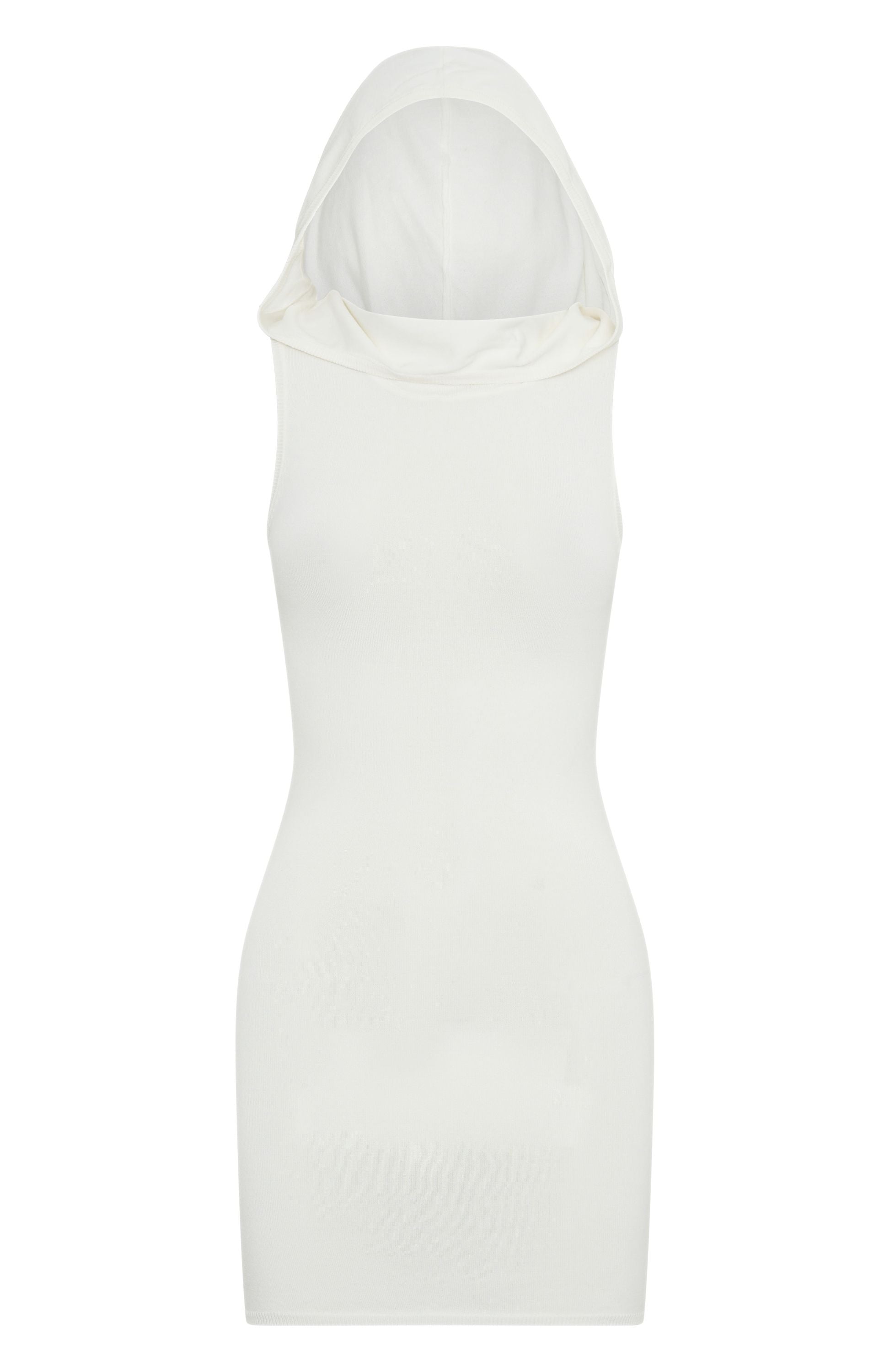 Out Of My Head Knit Mini Dress Off White - Image 6
