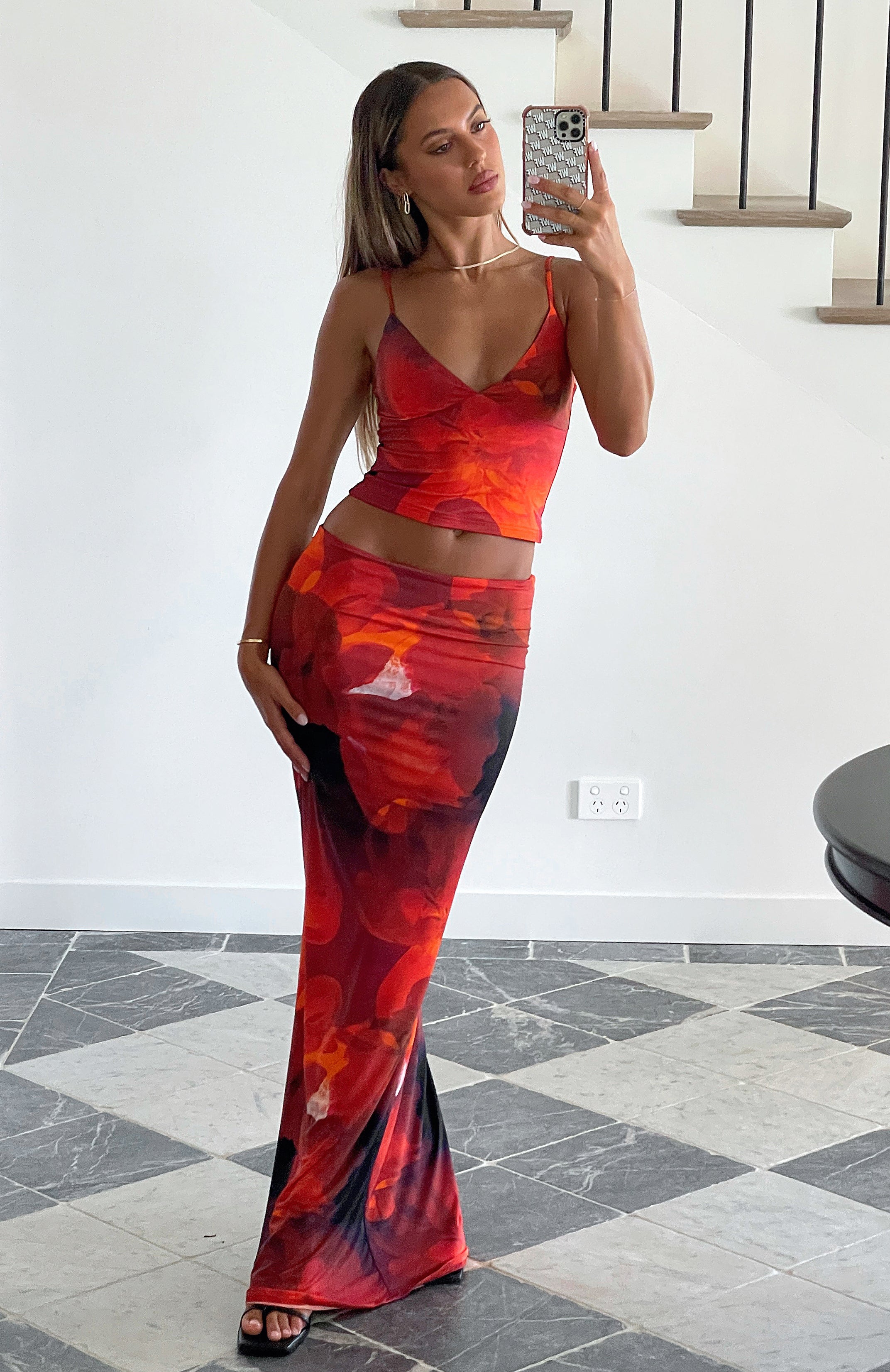 Sweet Salutations Maxi Skirt Ember - Image 7