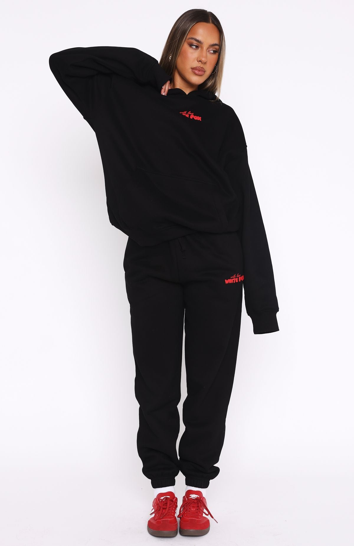 With Love In The Moment Sweatpants Black - Image 3