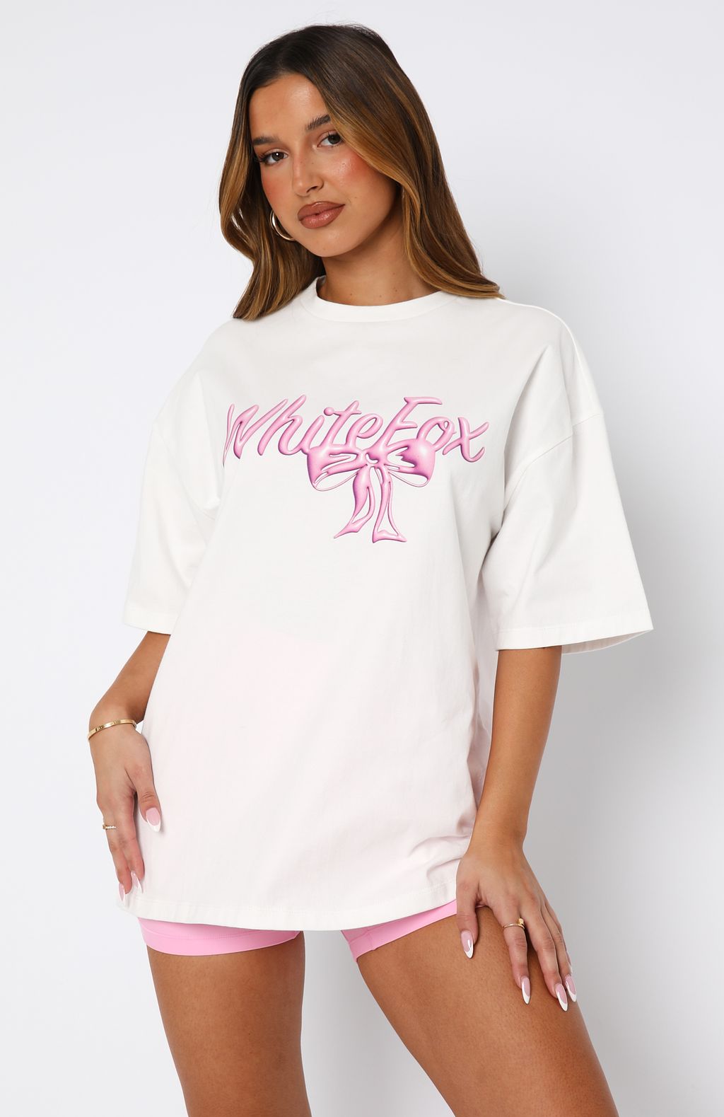 Protecting What's Mine Oversized Tee White - Image 2
