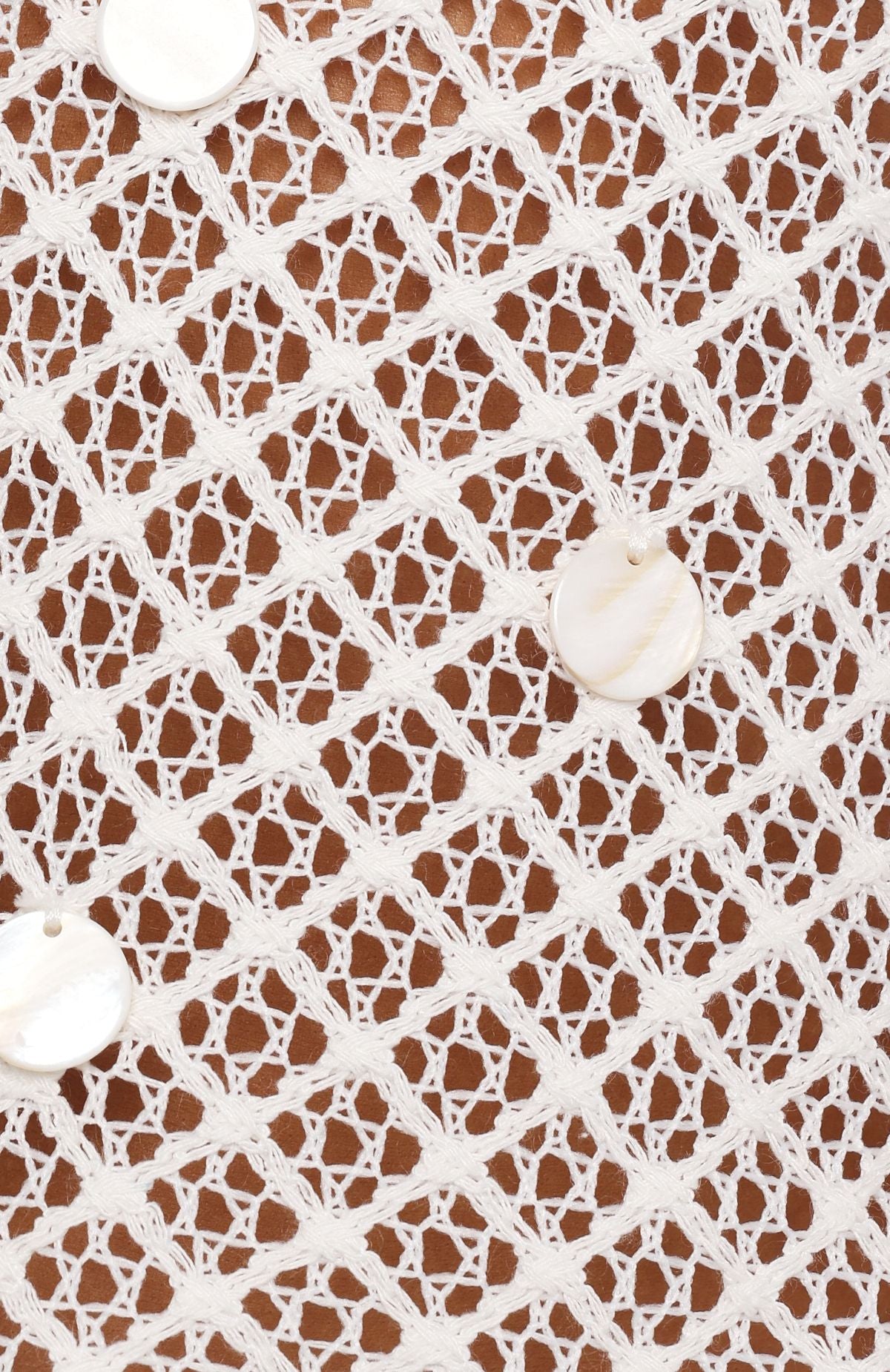 Amalfi Daydream Crochet Mini Dress White - Image 7