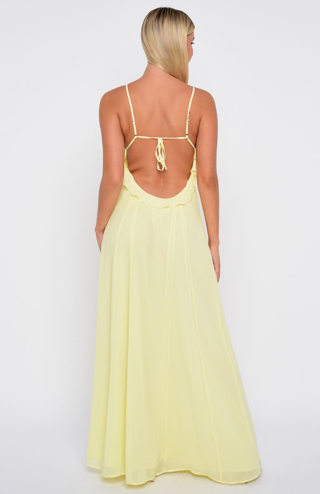 Self Sabotage Maxi Dress Lemon - Image 5