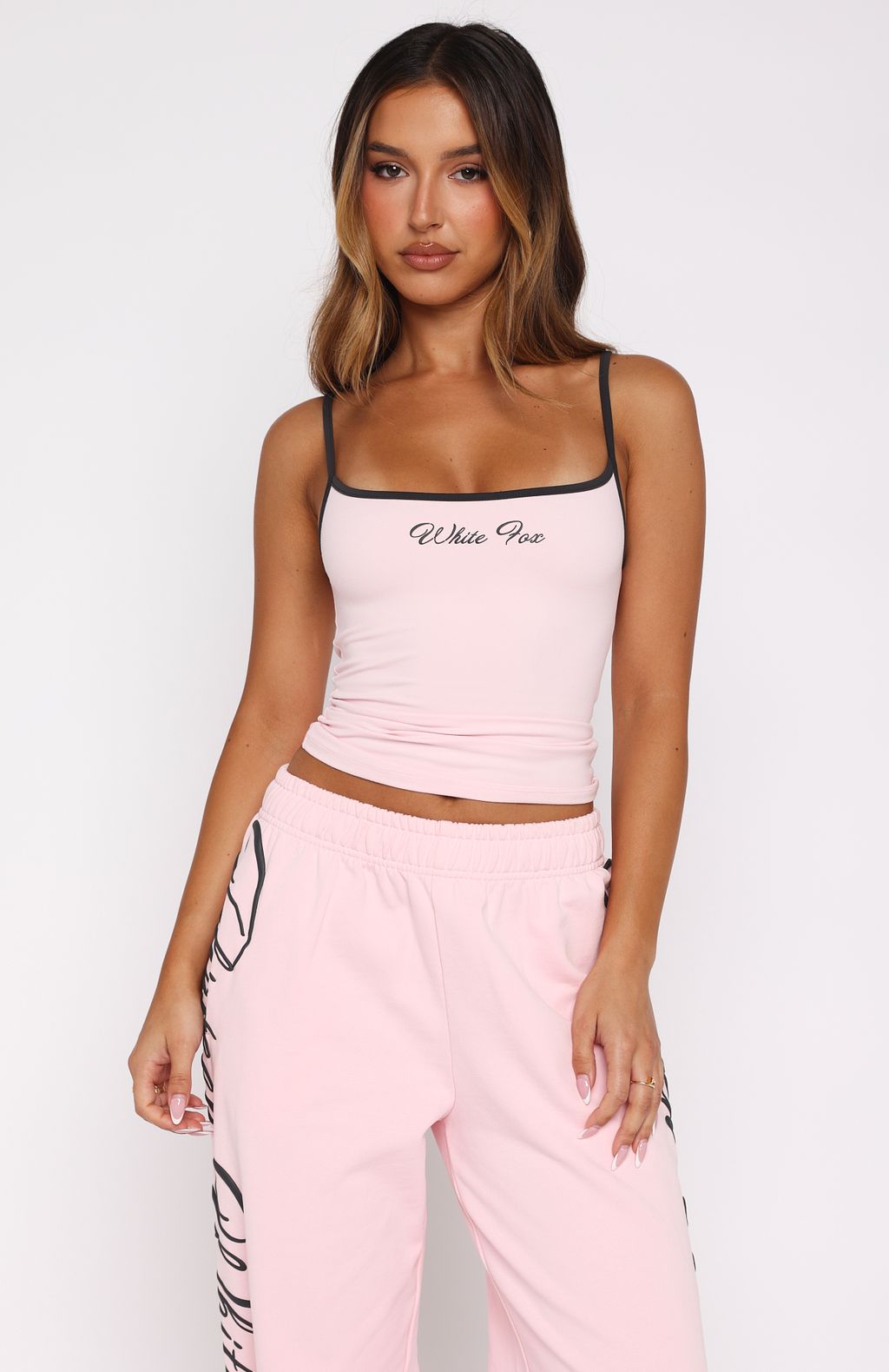 Lucky Thirteen Shaya Singlet Soft Pink - Image 2