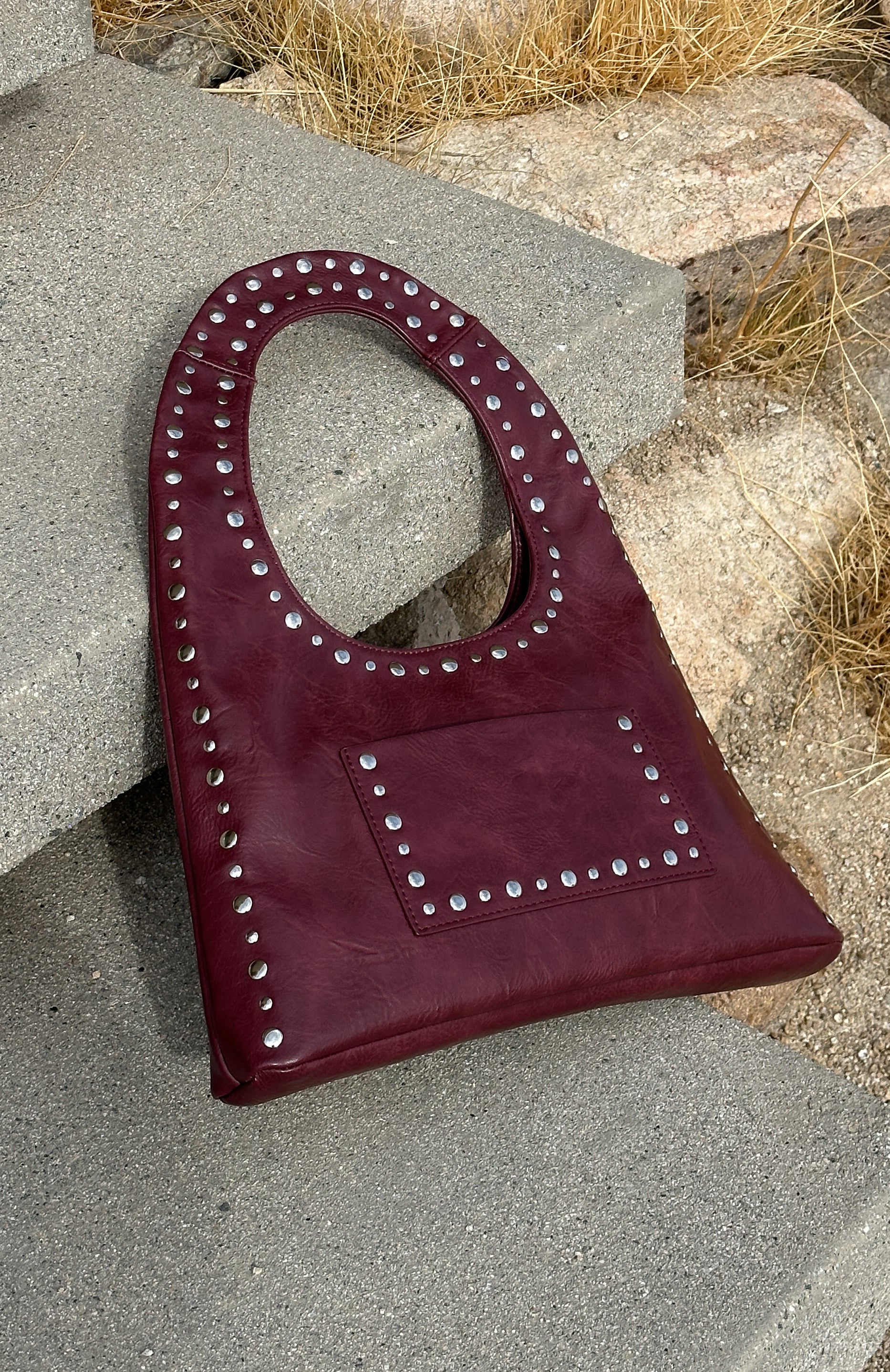 Guita Shoulder Bag Burgundy - Image 2