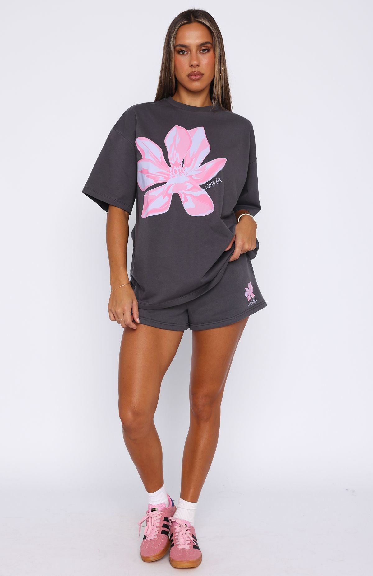 Pick You A Flower Lounge Shorts Volcanic - Image 5