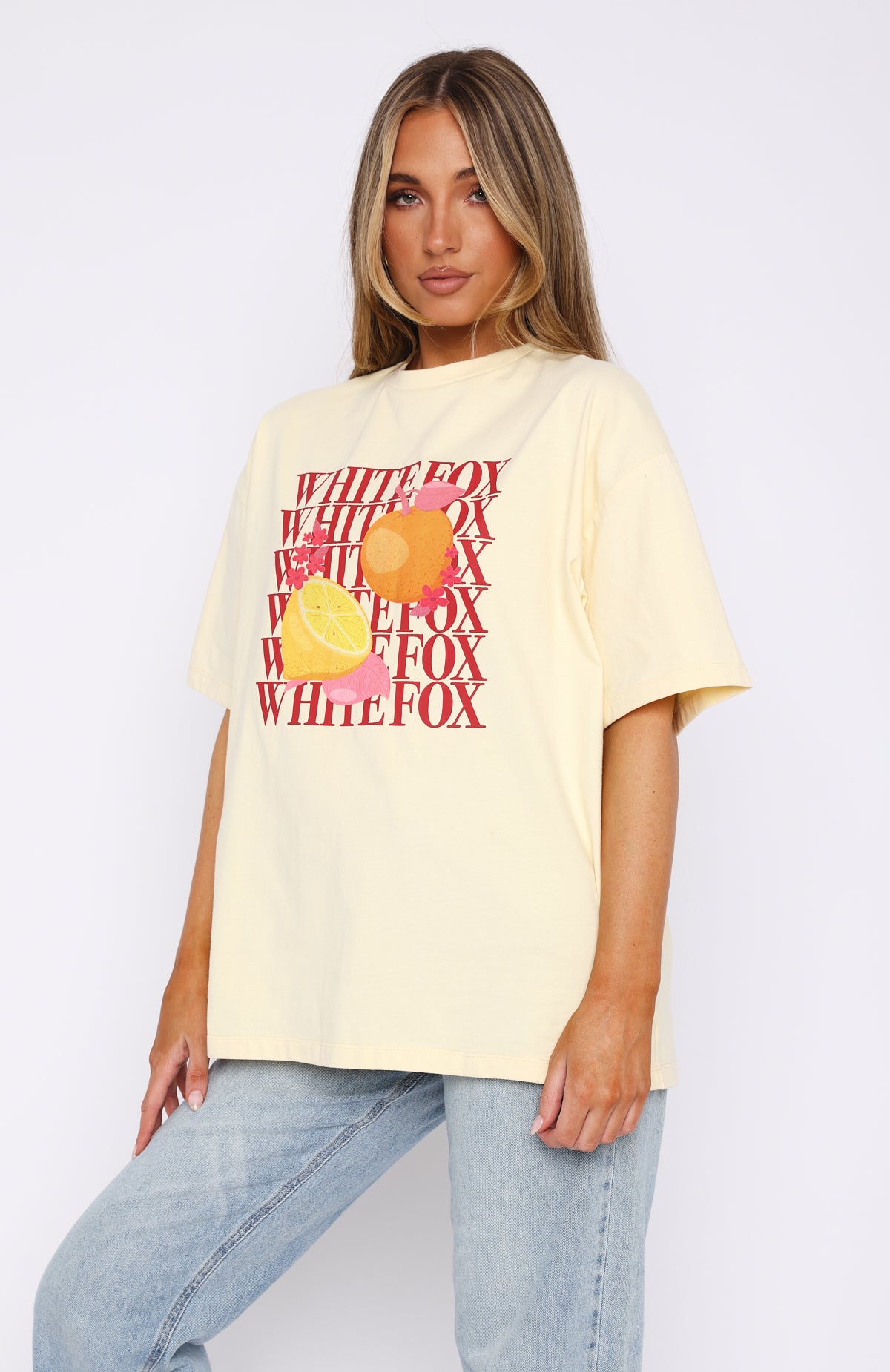 Oh So Sweet Oversized Tee Cream - Image 3