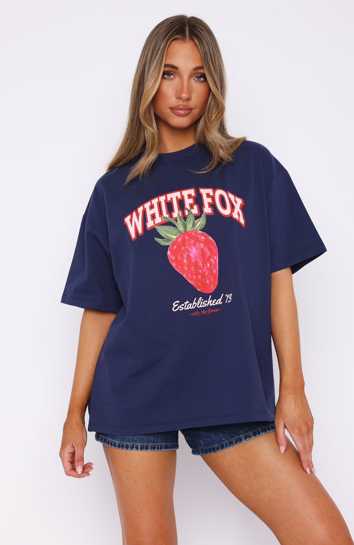 Only The Finest Oversized Tee Navy - Image 2
