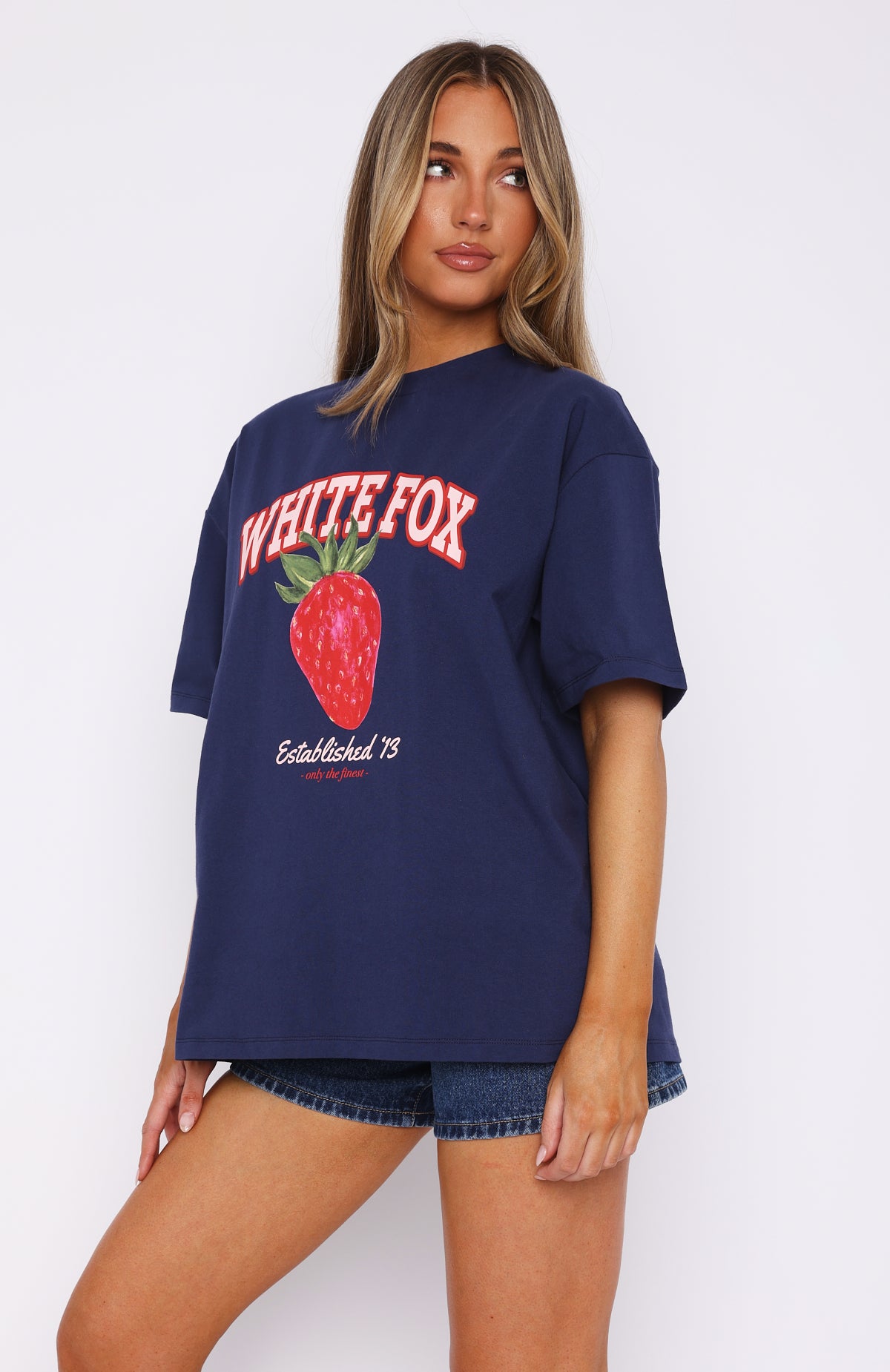 Only The Finest Oversized Tee Navy - Image 3