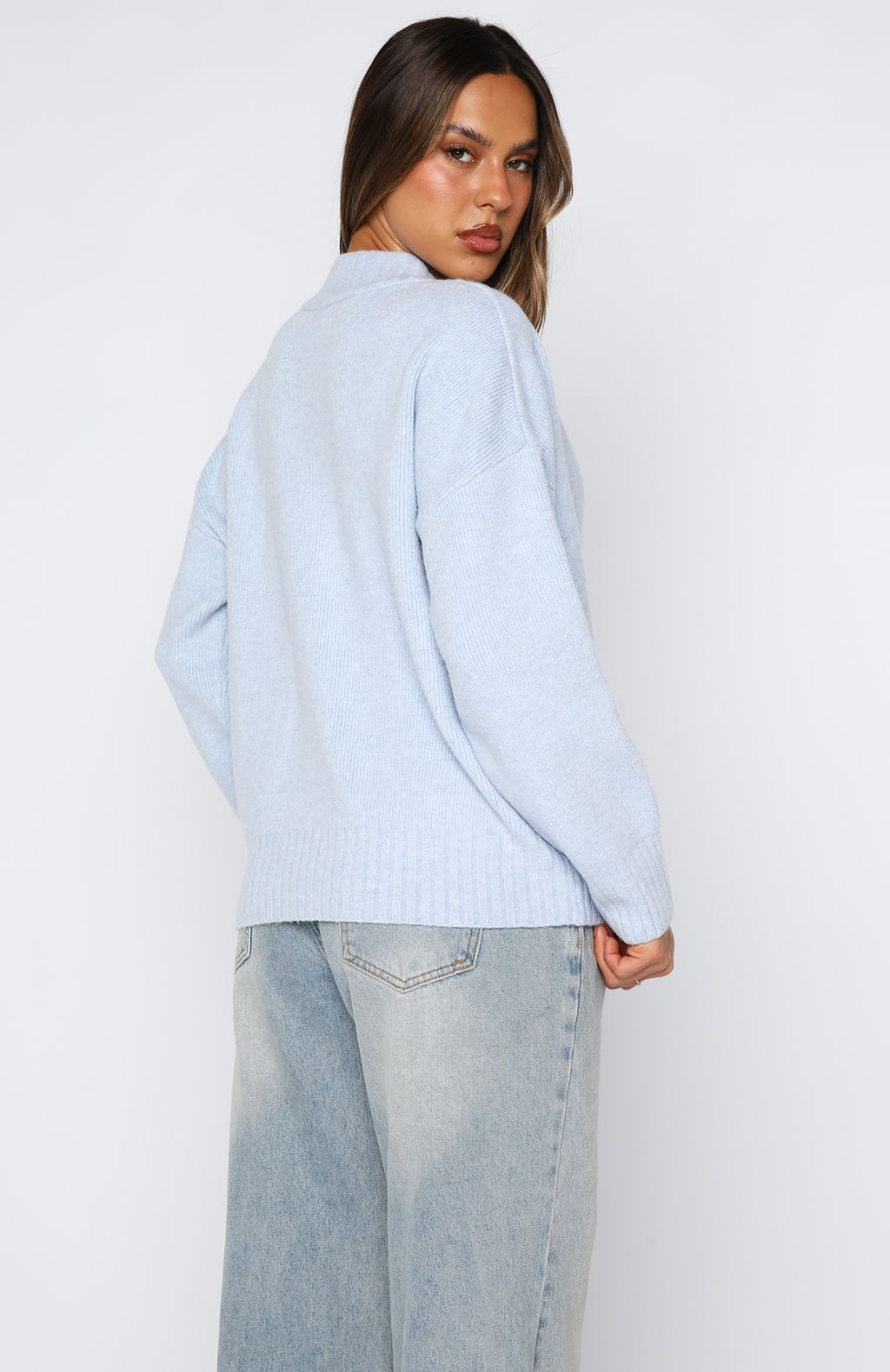 Unbreakable Bond Knit Jacket Baby Blue - Image 5