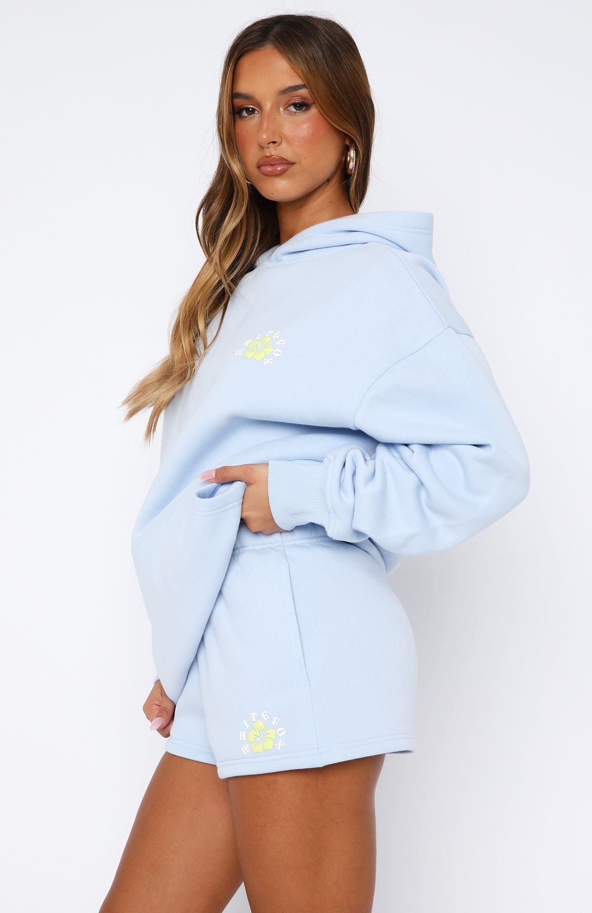 Keep Blooming Lounge Shorts Blue - Image 3