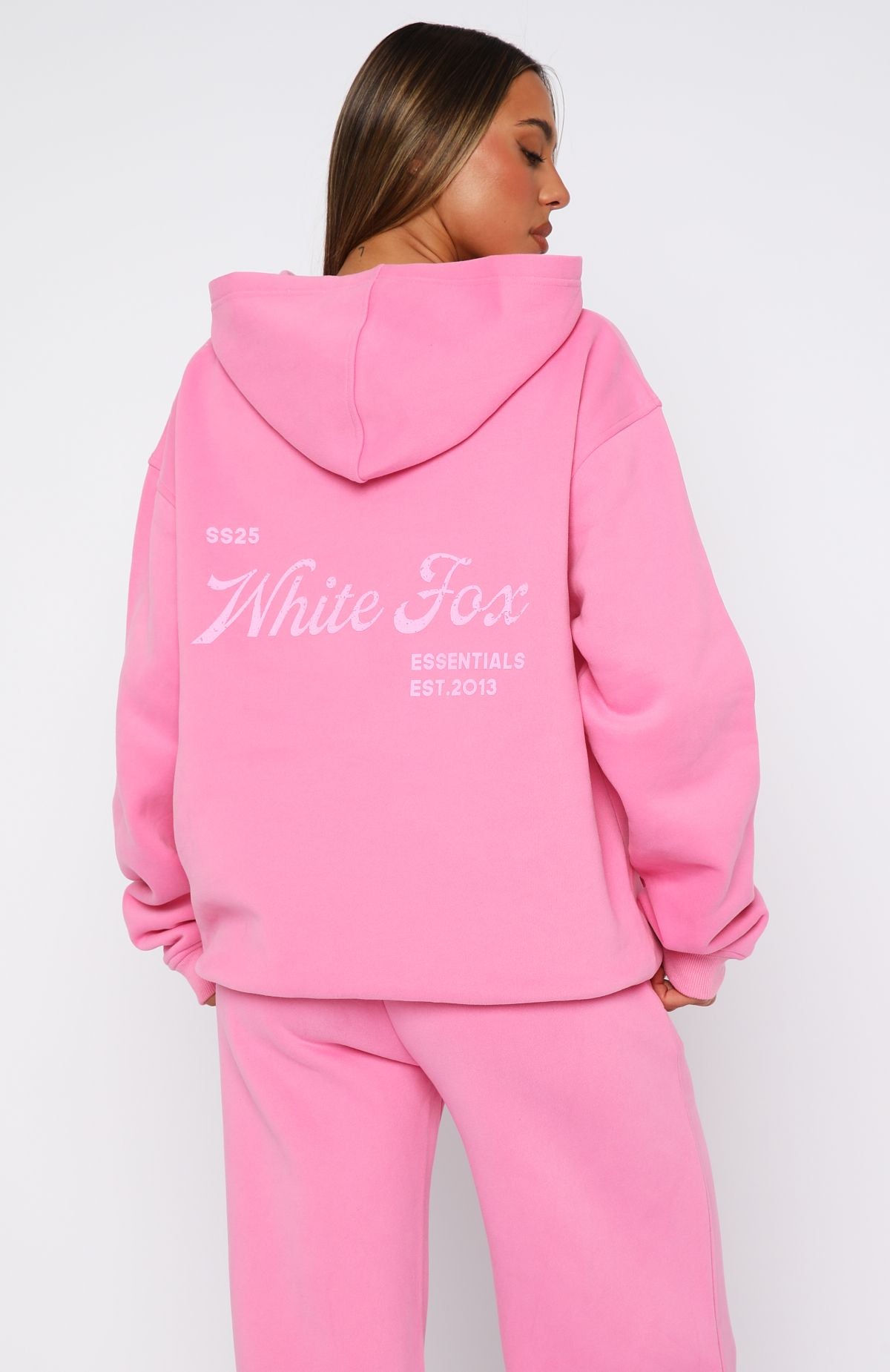 The Good Life Back Graphic Oversized Hoodie Pink - Image 4