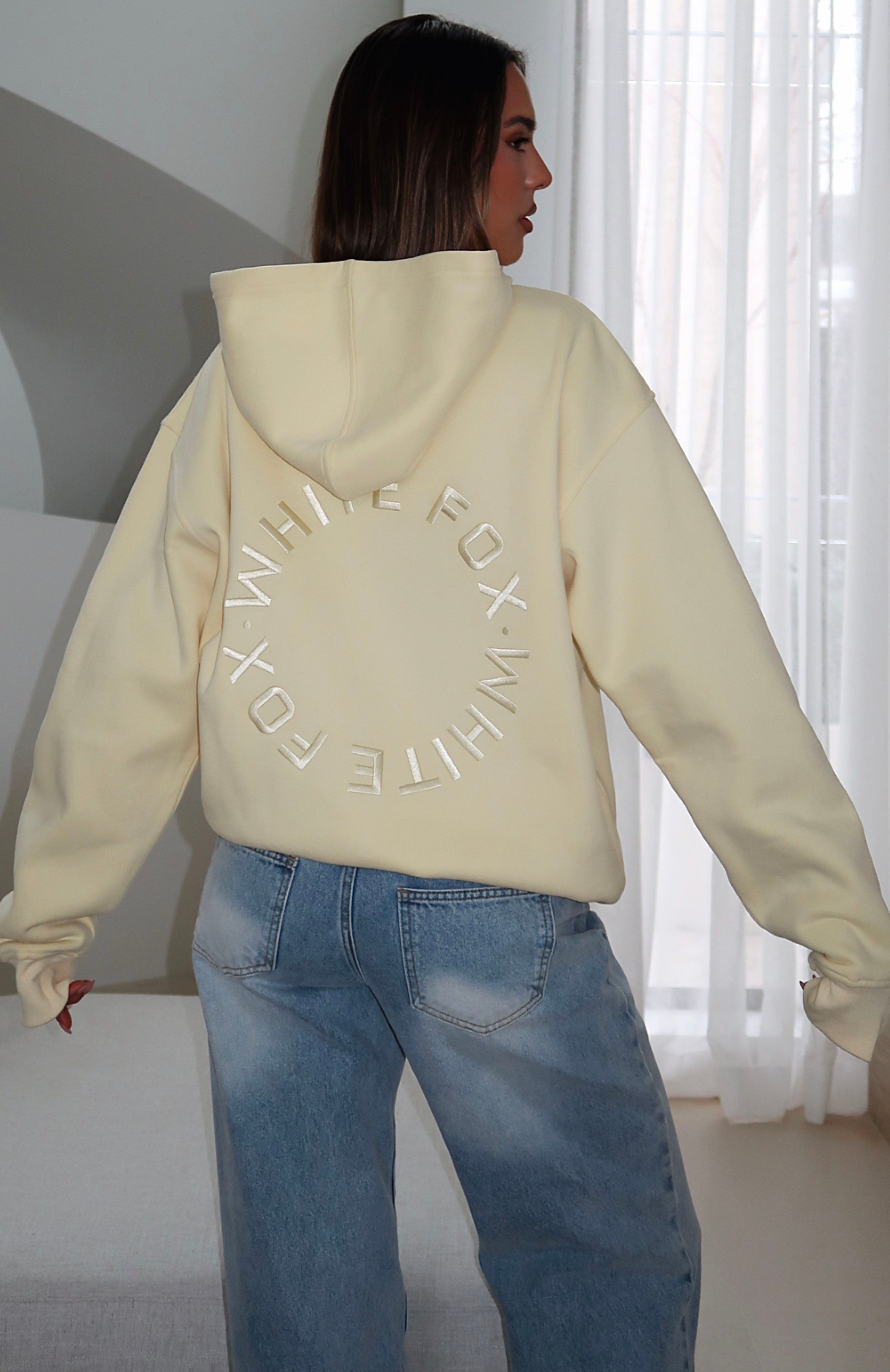 Stay Lifted Oversized Hoodie Lemon