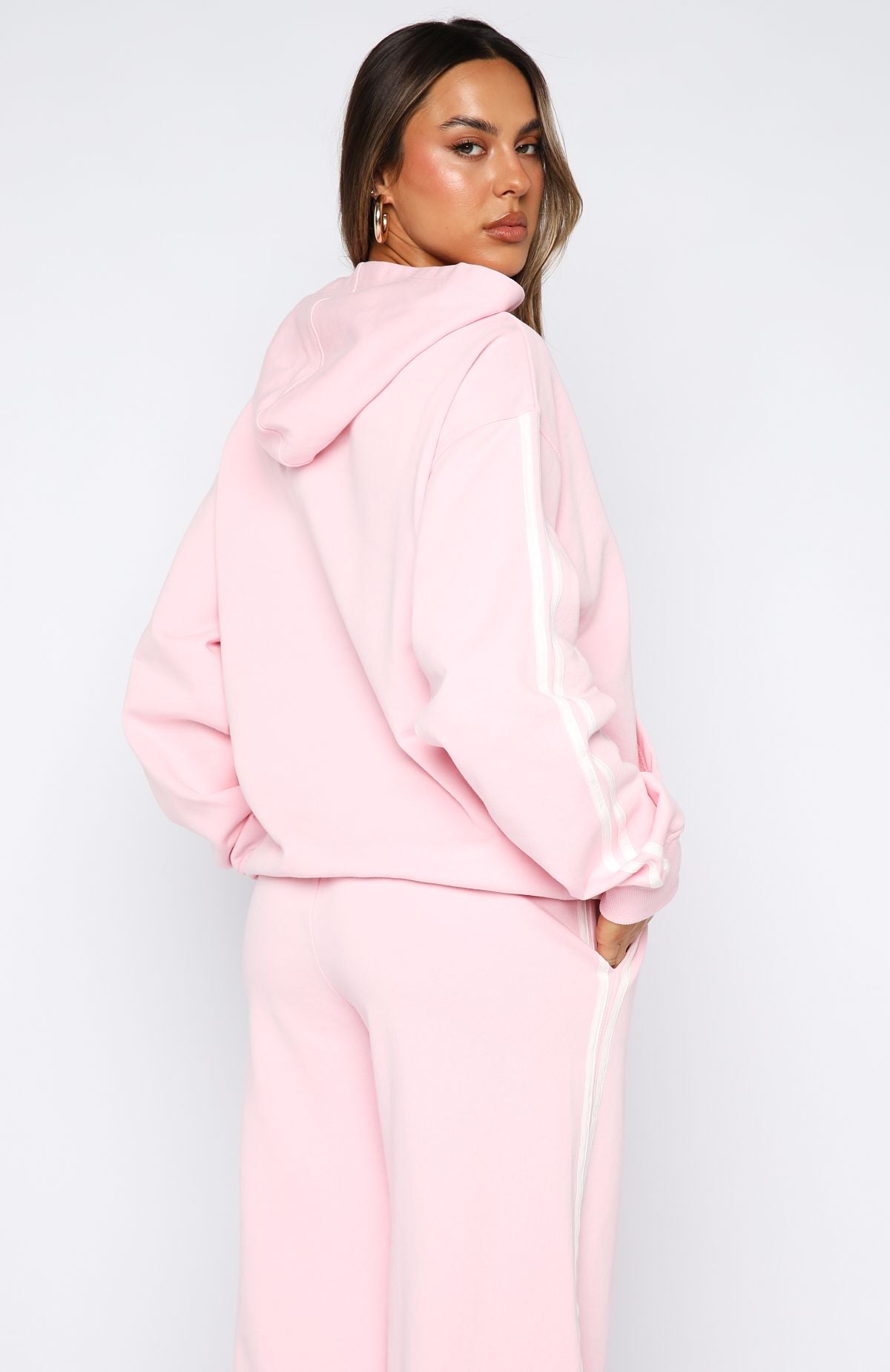 Star Student Oversized Hoodie Pink - Image 4