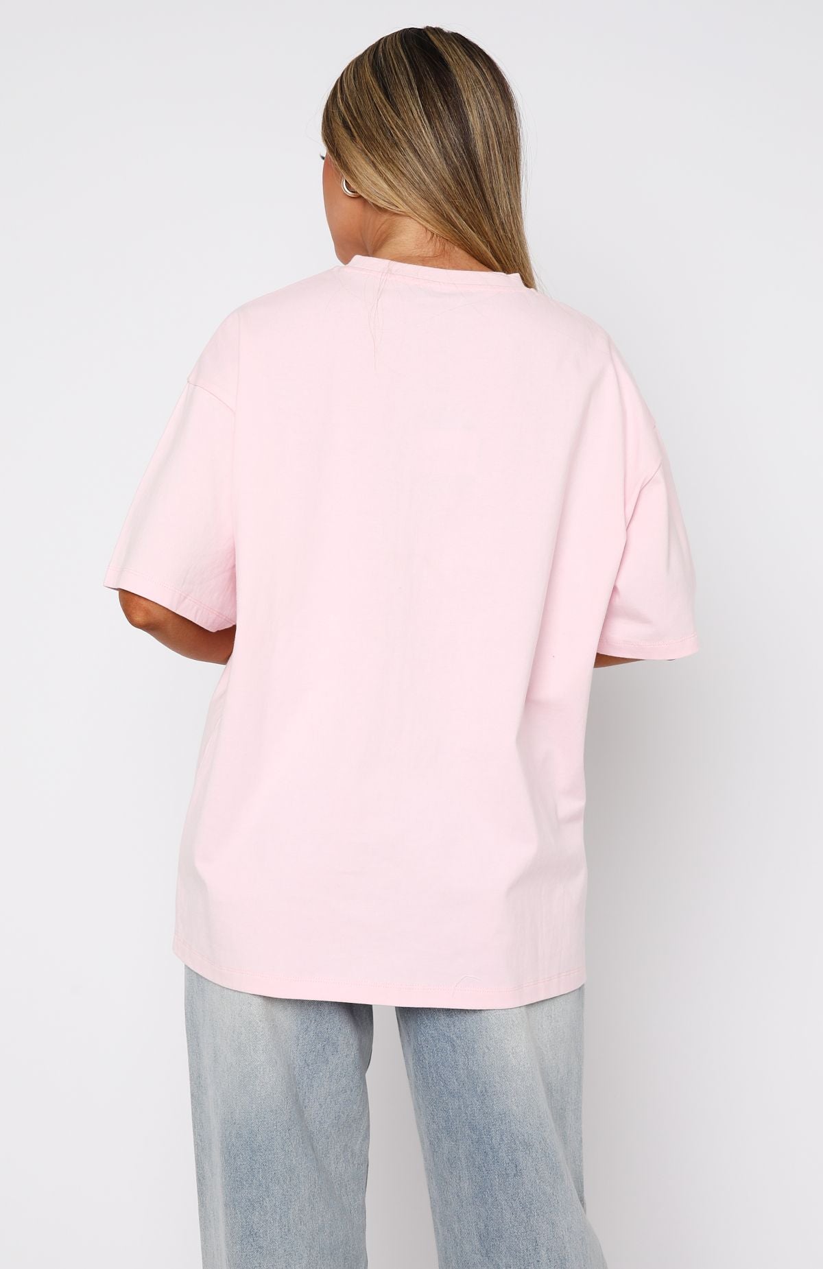 Power Of Possibility Oversized Tee Baby Pink - Image 4