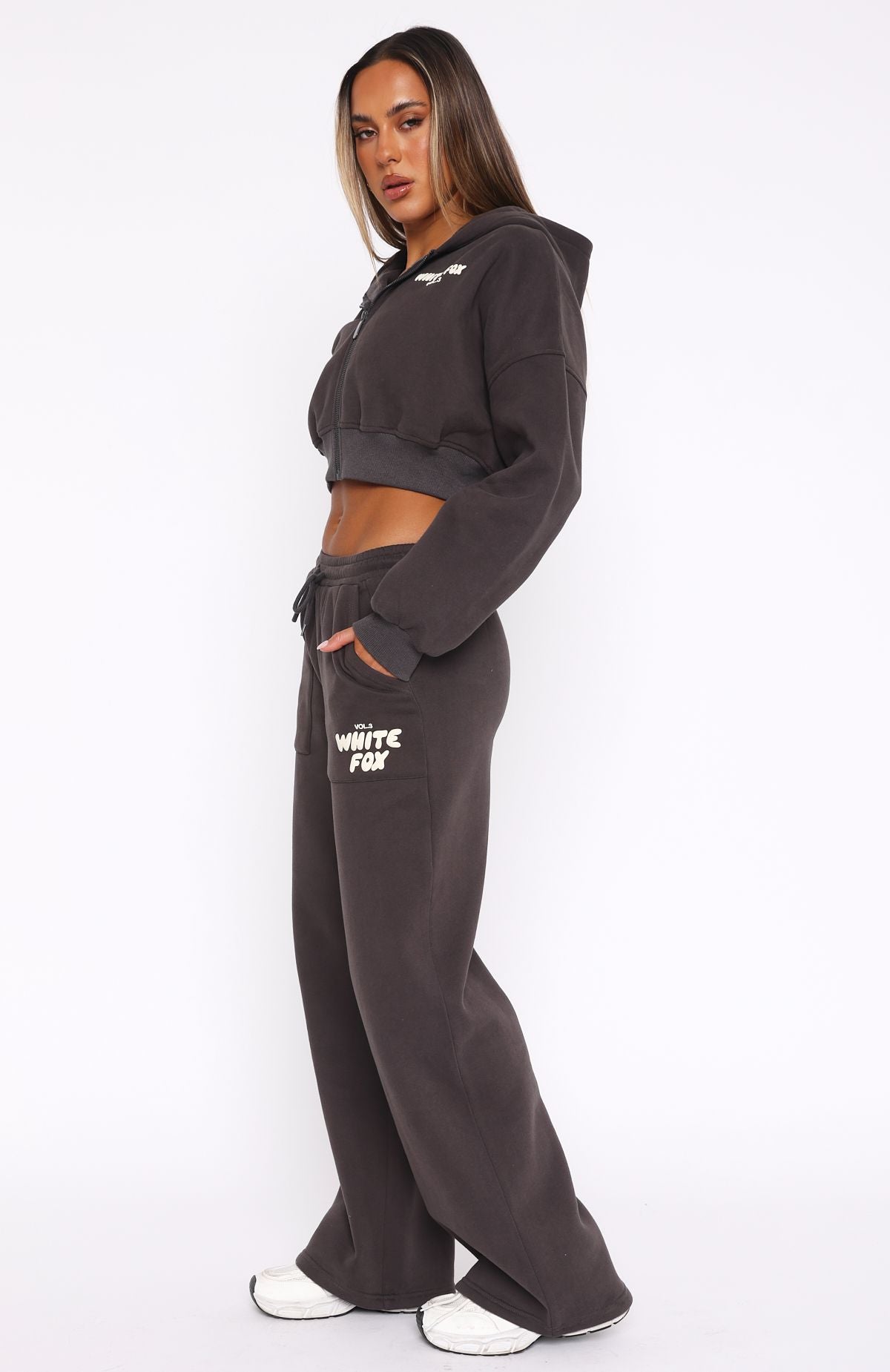Offstage Wide Leg Sweatpants Shadow - Image 3