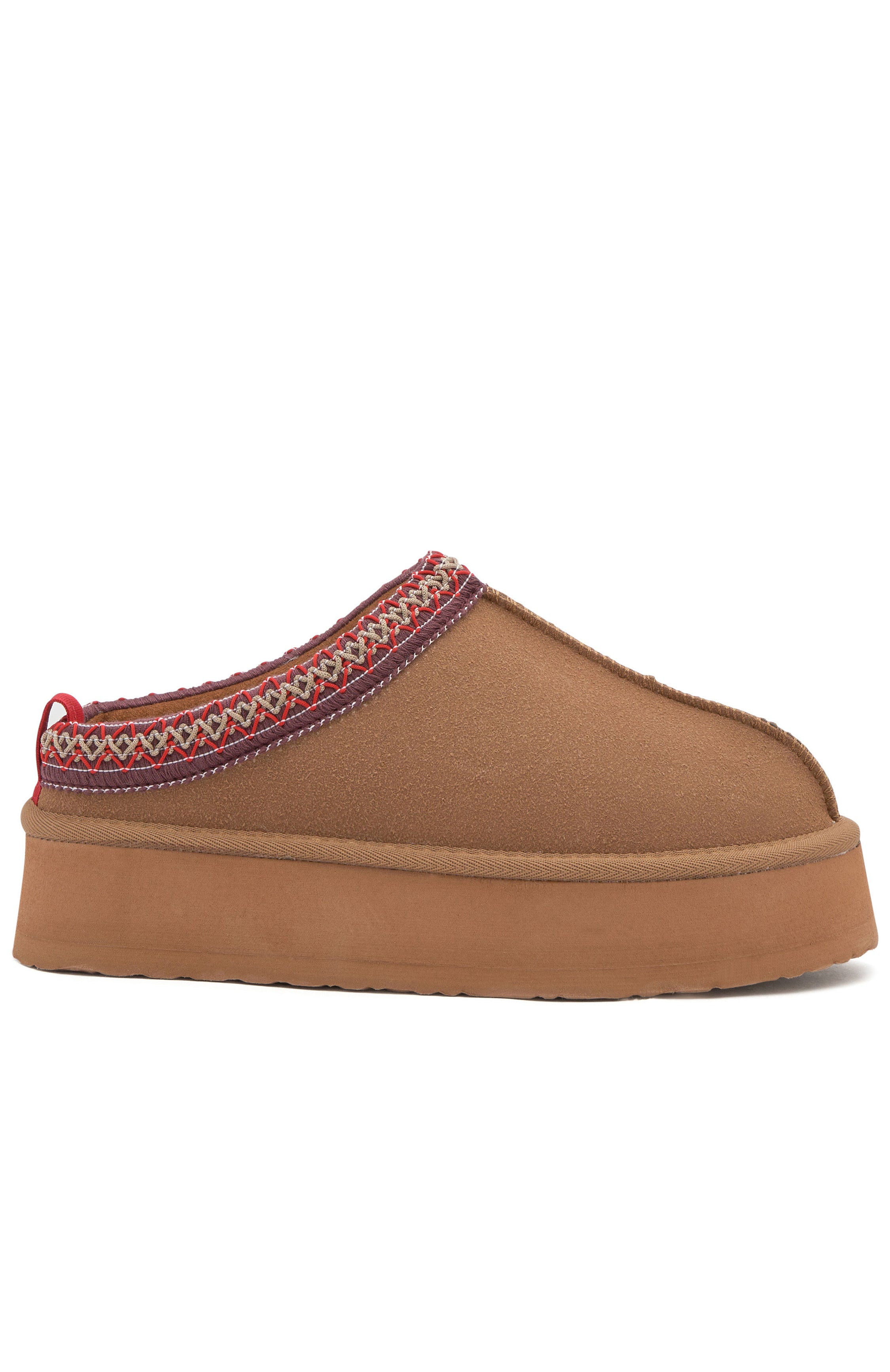 Tazmin Platform Snug Boots Chestnut - Image 2