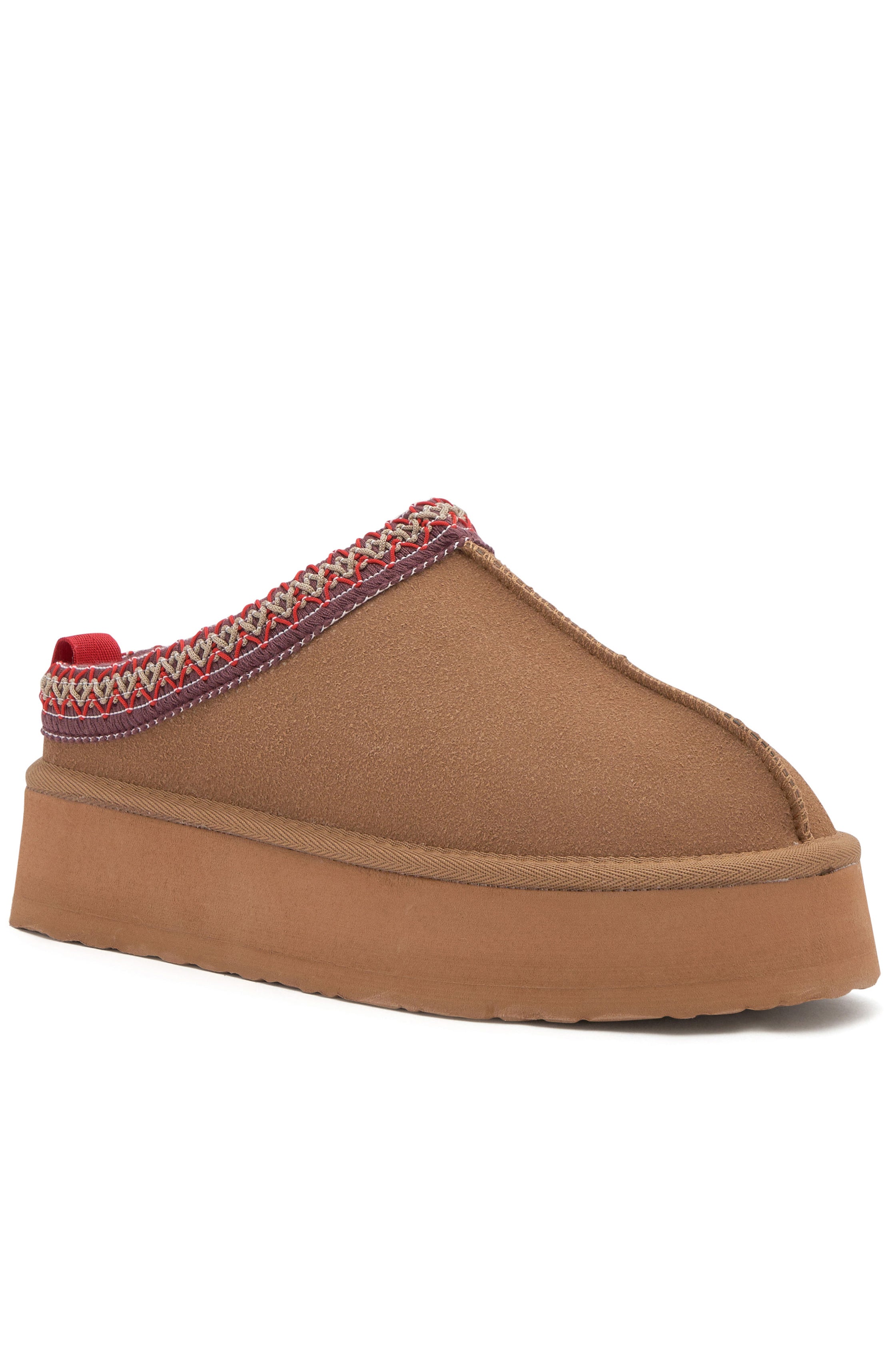 Tazmin Platform Snug Boots Chestnut - Image 3