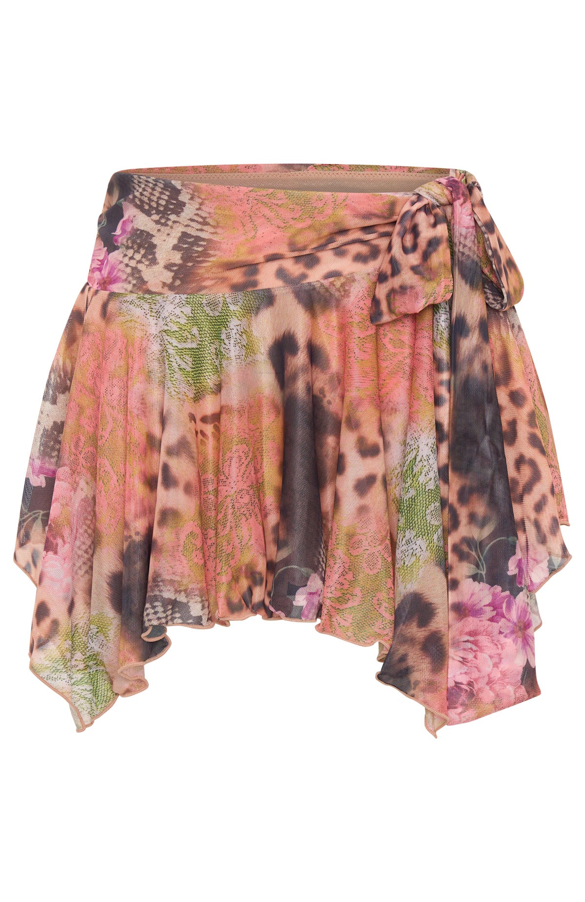 Wait For You Mini Skirt Safari Bloom - Image 6