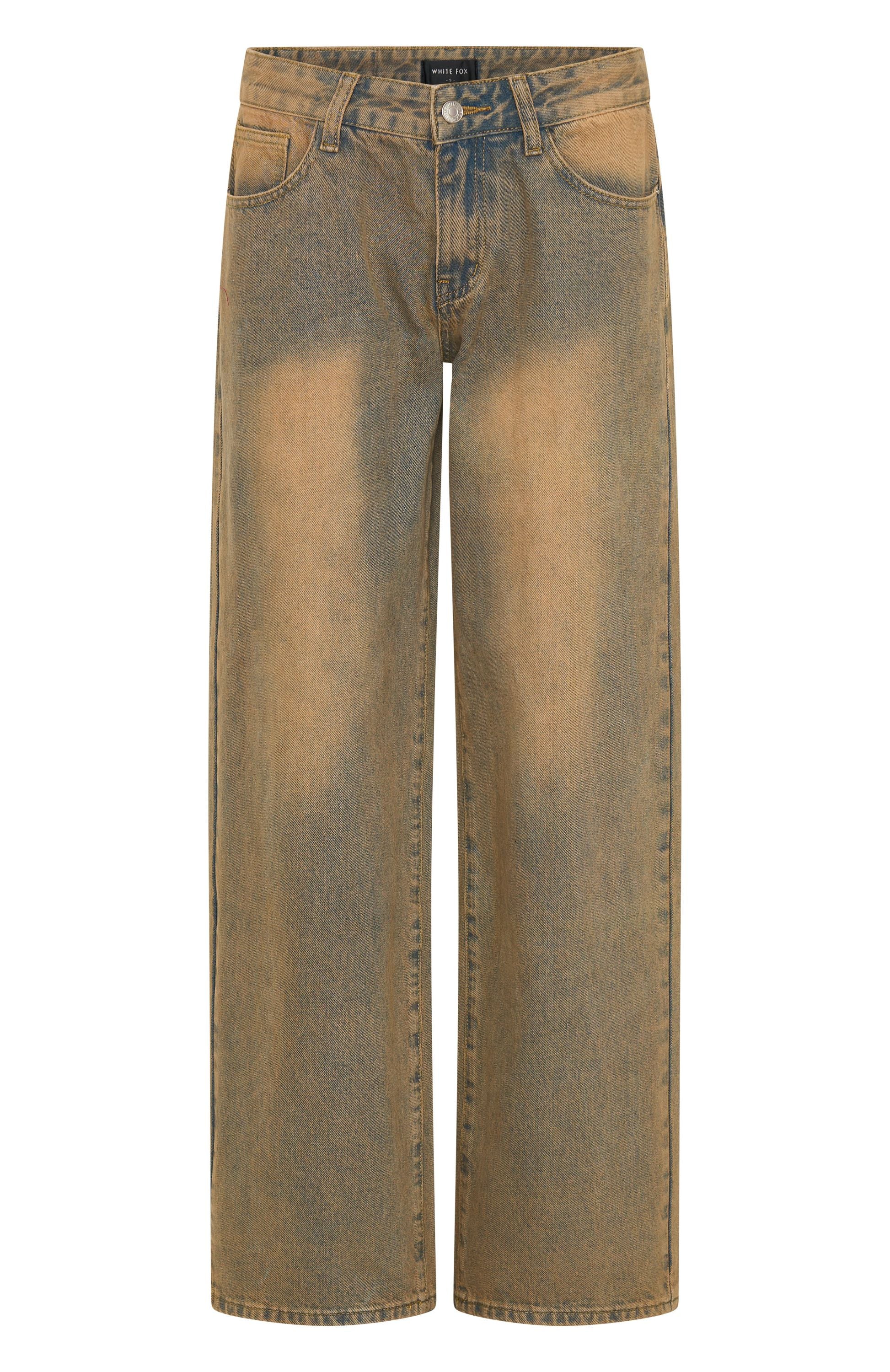 Bring The Style Low Rise Wide Leg Jeans Clay - Image 5