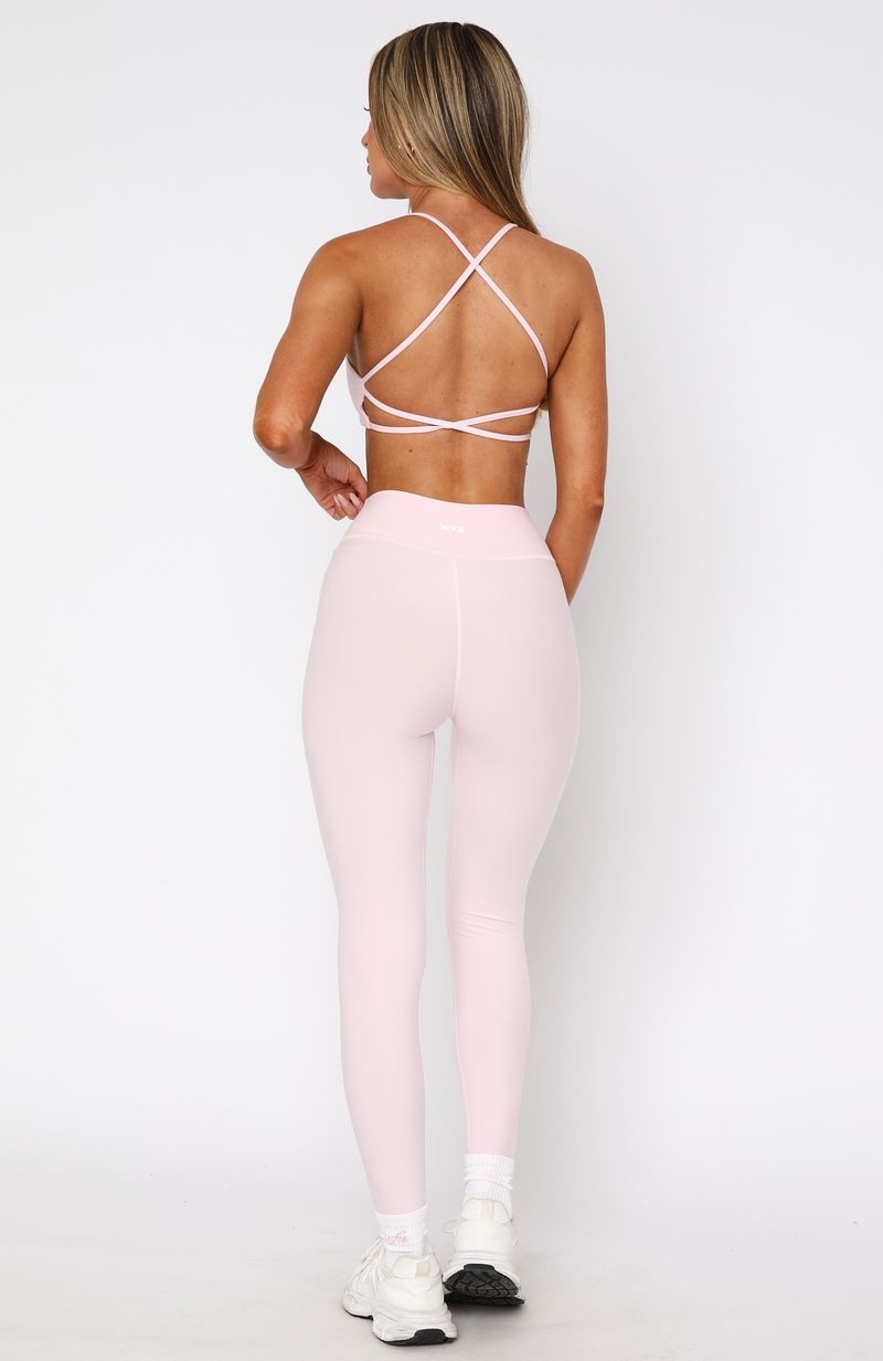 Ready Set Go Cross Front Leggings Ballet Pink - Image 4