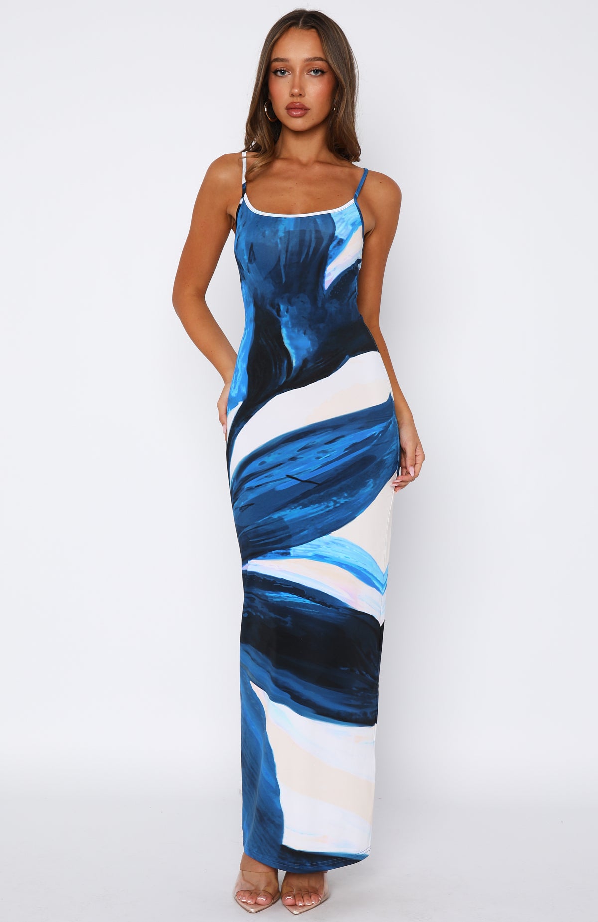 Feeling The Heat Maxi Dress Midnight Petal - Image 2