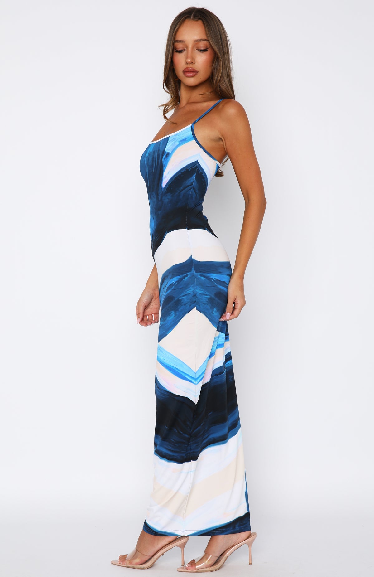 Feeling The Heat Maxi Dress Midnight Petal - Image 3