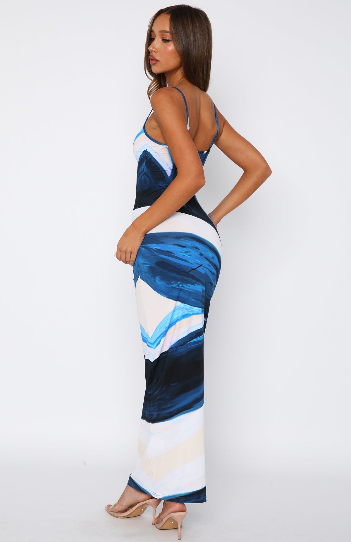Feeling The Heat Maxi Dress Midnight Petal - Image 4
