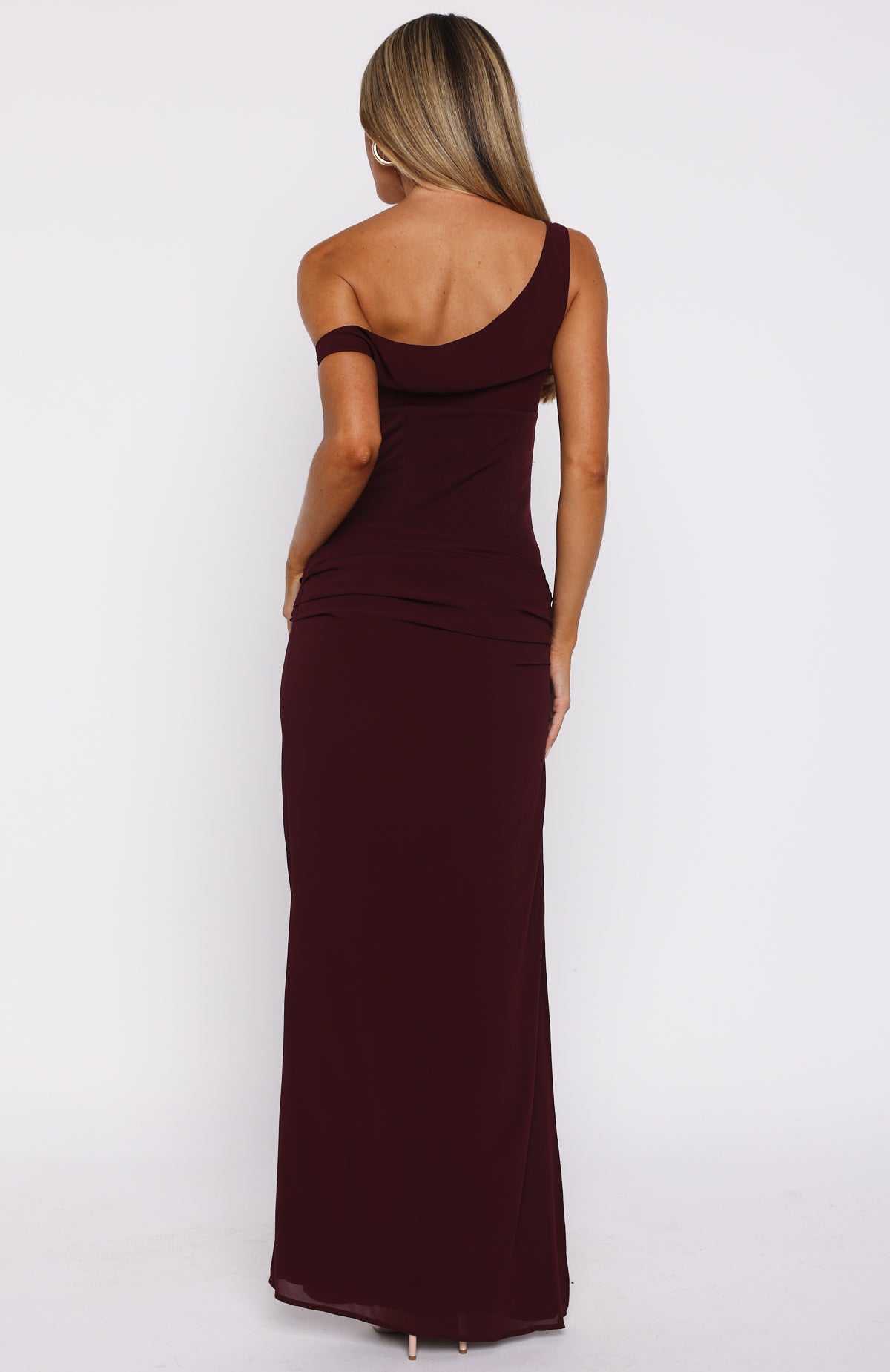 Unavailable Energy Maxi Dress Burgundy - Image 5