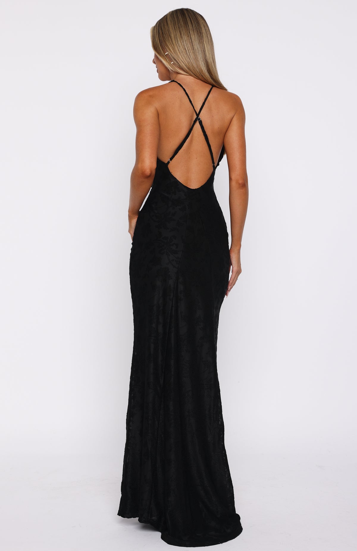 Slow Dance With Me Maxi Dress Black - Image 4