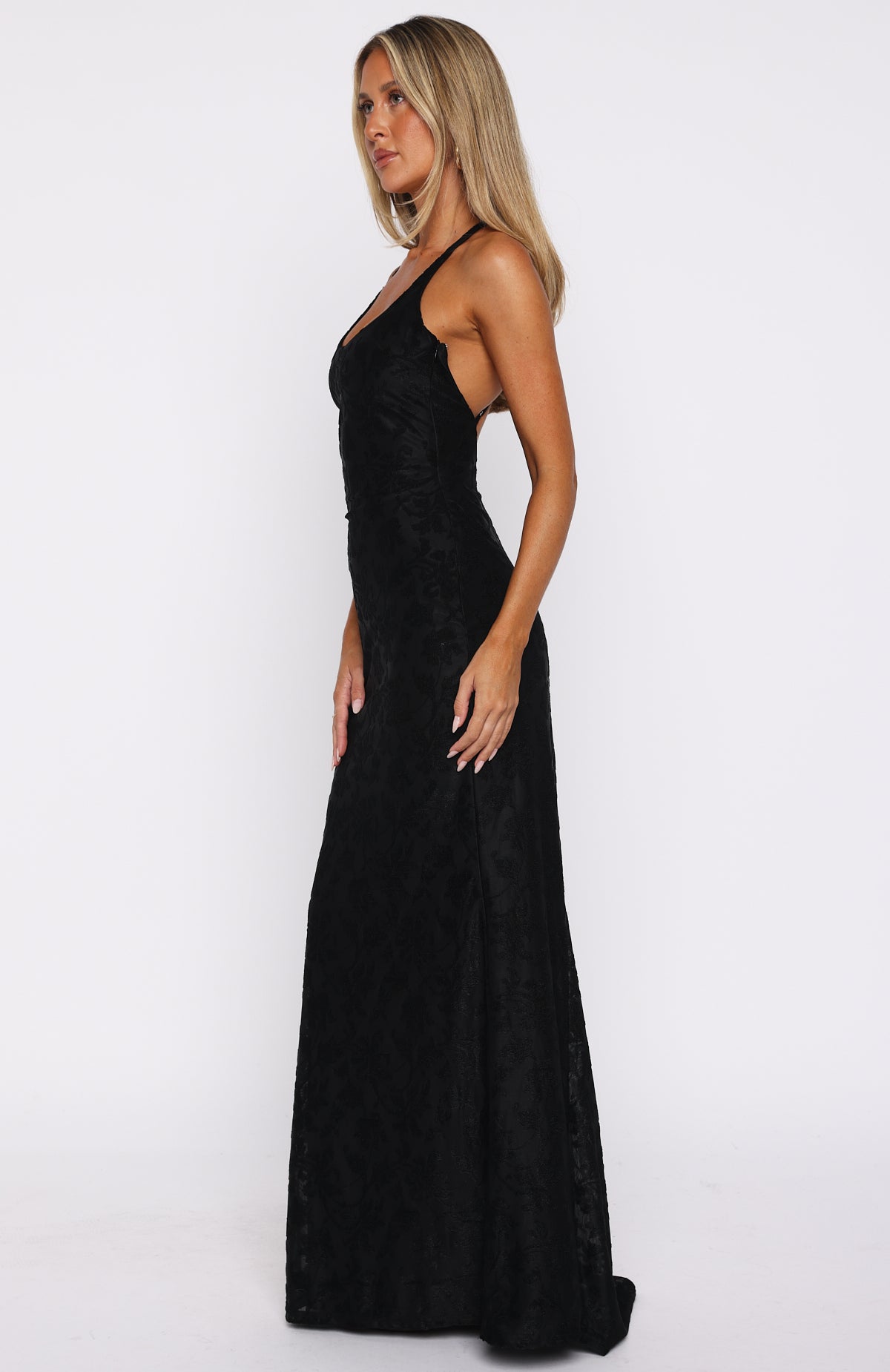 Slow Dance With Me Maxi Dress Black - Image 3