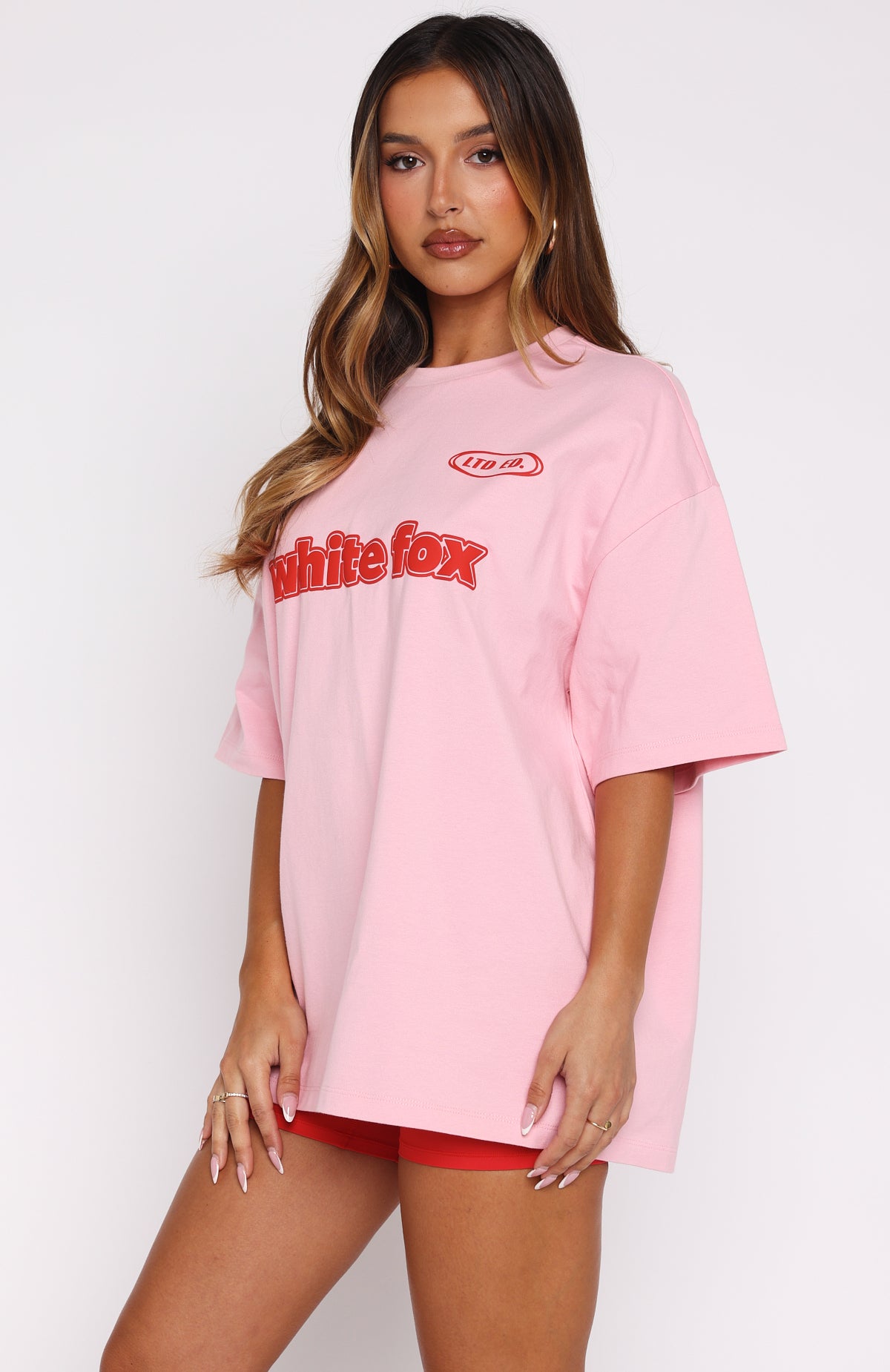 Ready To Go Oversized Tee Pink - Image 3