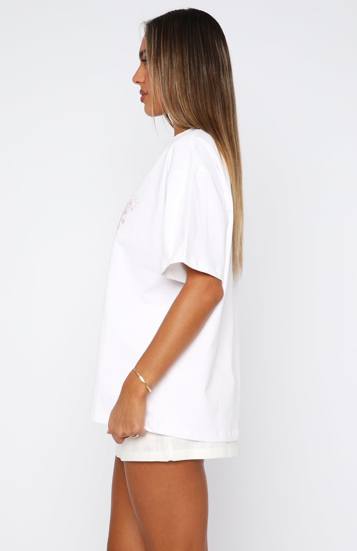 Finest Bunch Oversized Tee White - Image 3