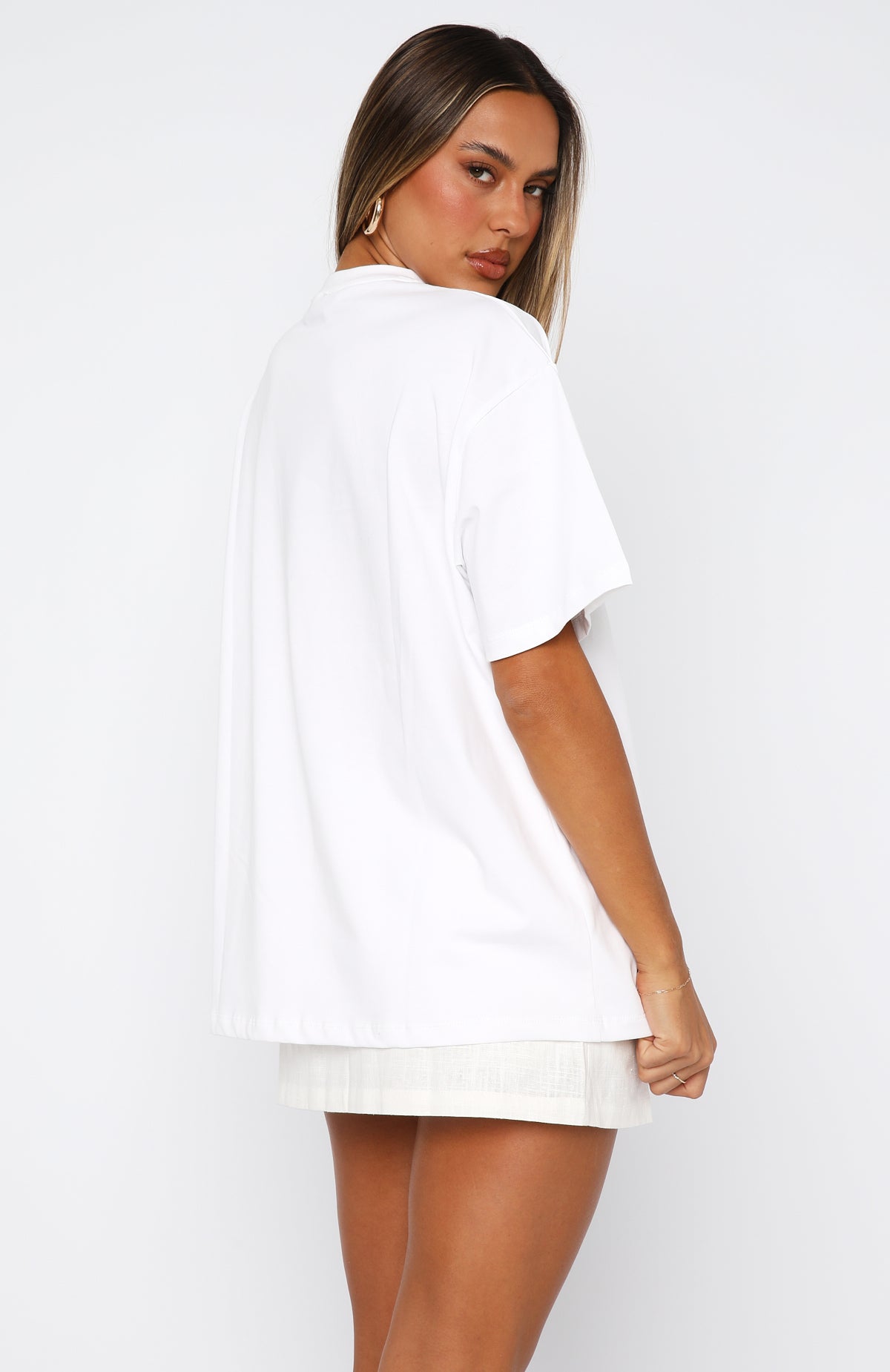 Finest Bunch Oversized Tee White - Image 4