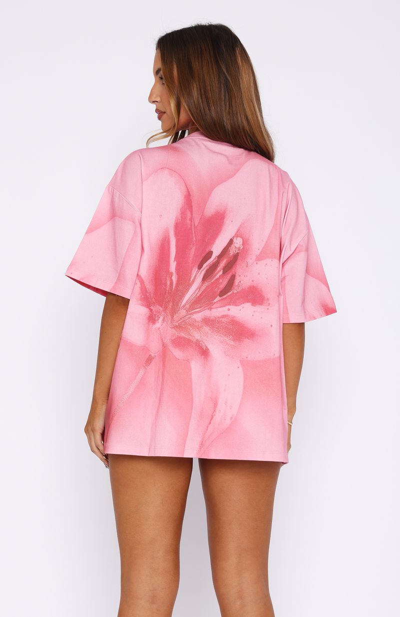 Most Loved Oversized Tee Pink - Image 4
