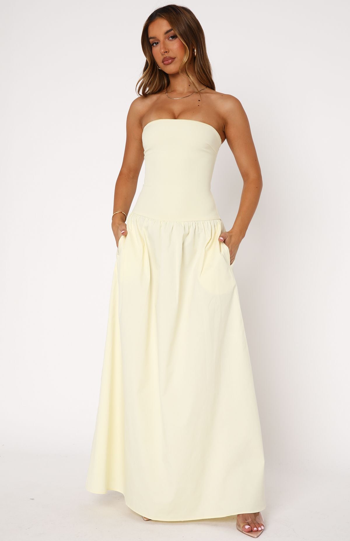 Take Back Maxi Dress Lemon - Image 2