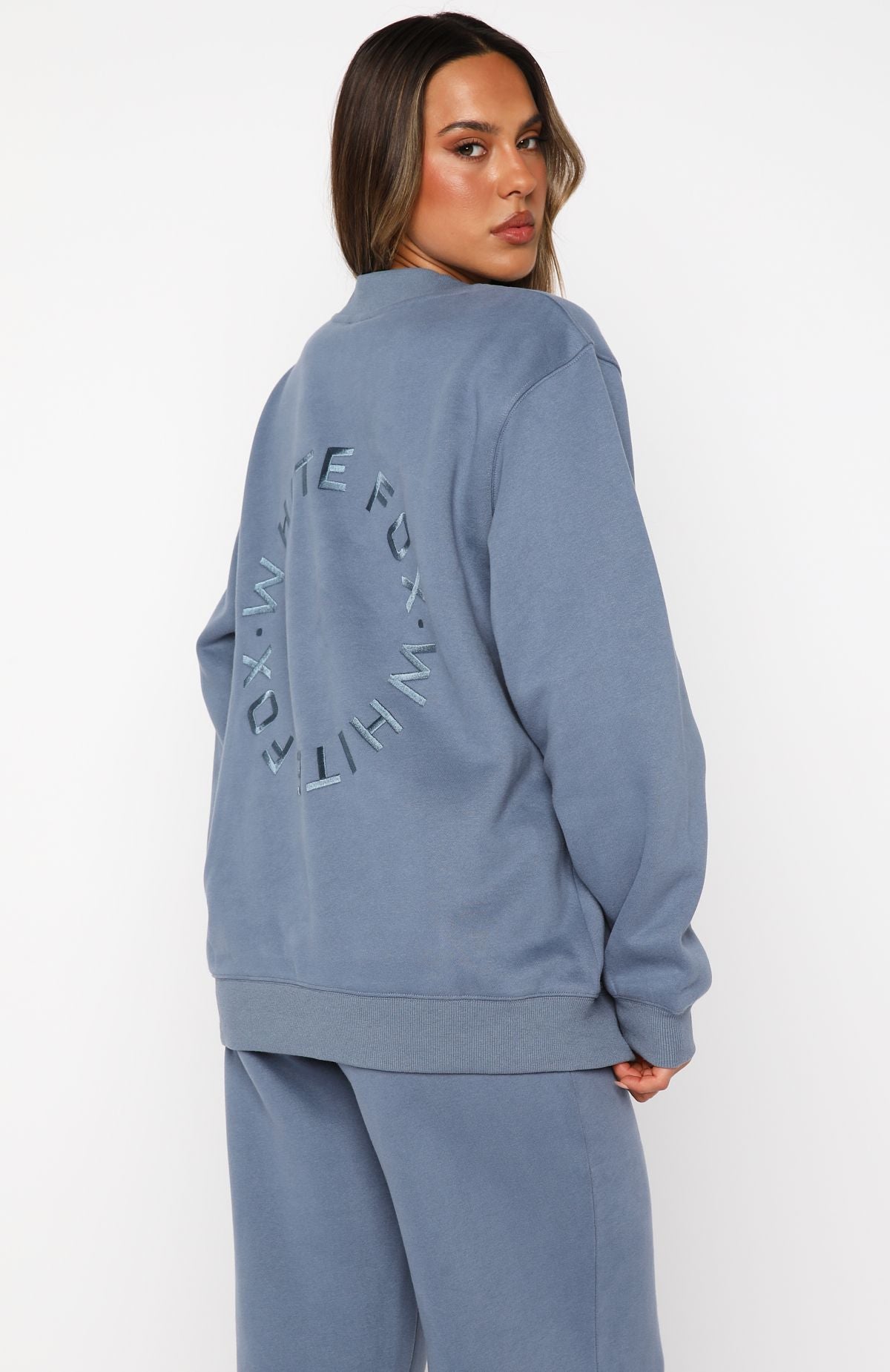Stay Lifted Oversized Sweater Ocean - Image 4