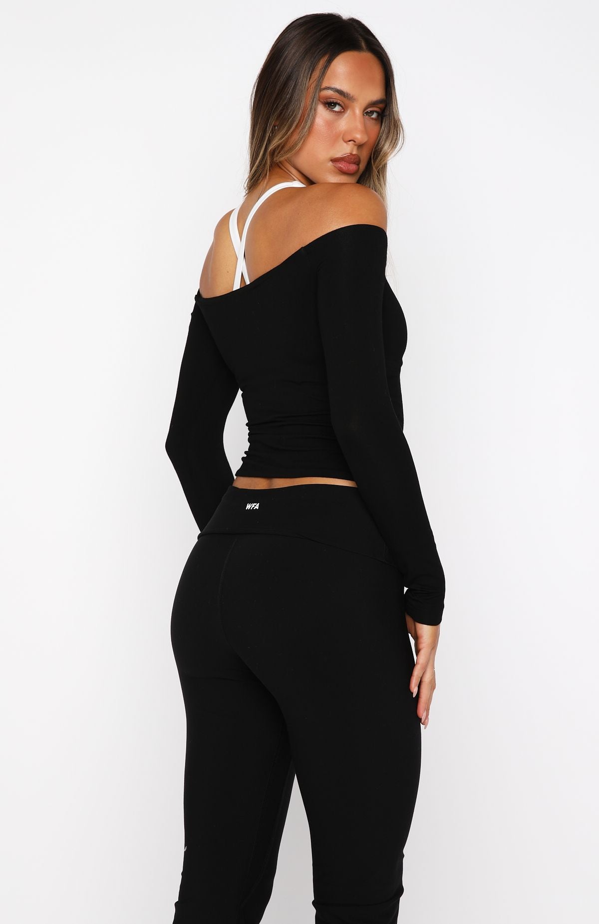 Mad For You Long Sleeve Top Black - Image 4