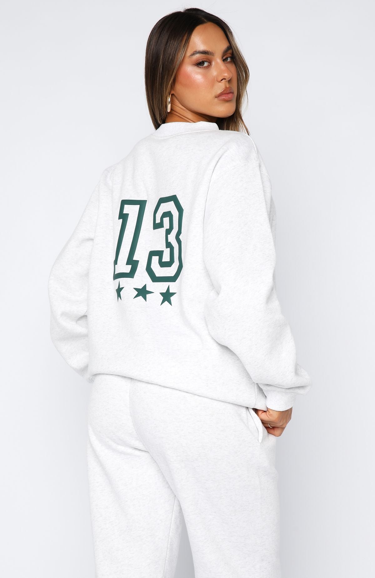 No Hesitation Oversized Sweater Grey Marle - Image 4