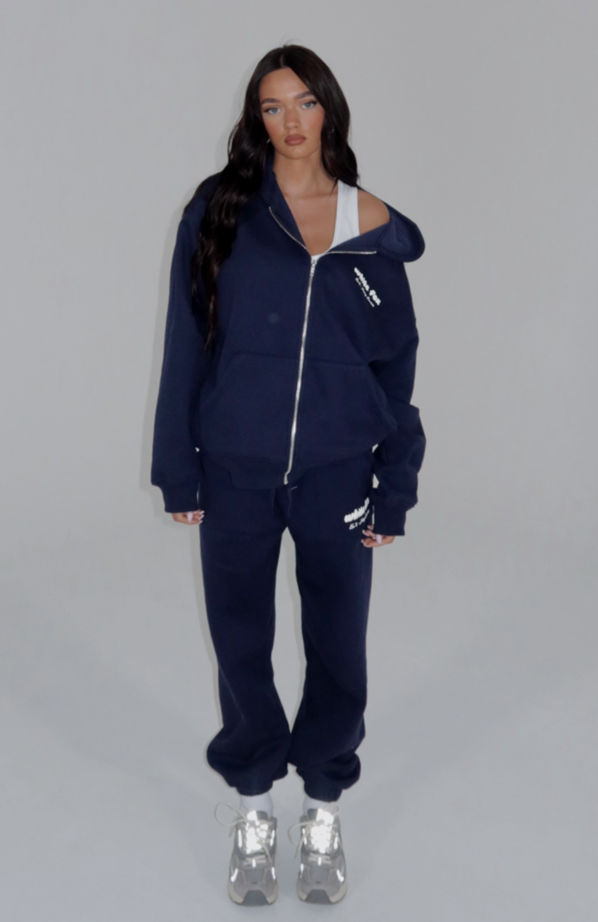 Era 8 Zip Front Hoodie Nautical - Image 5
